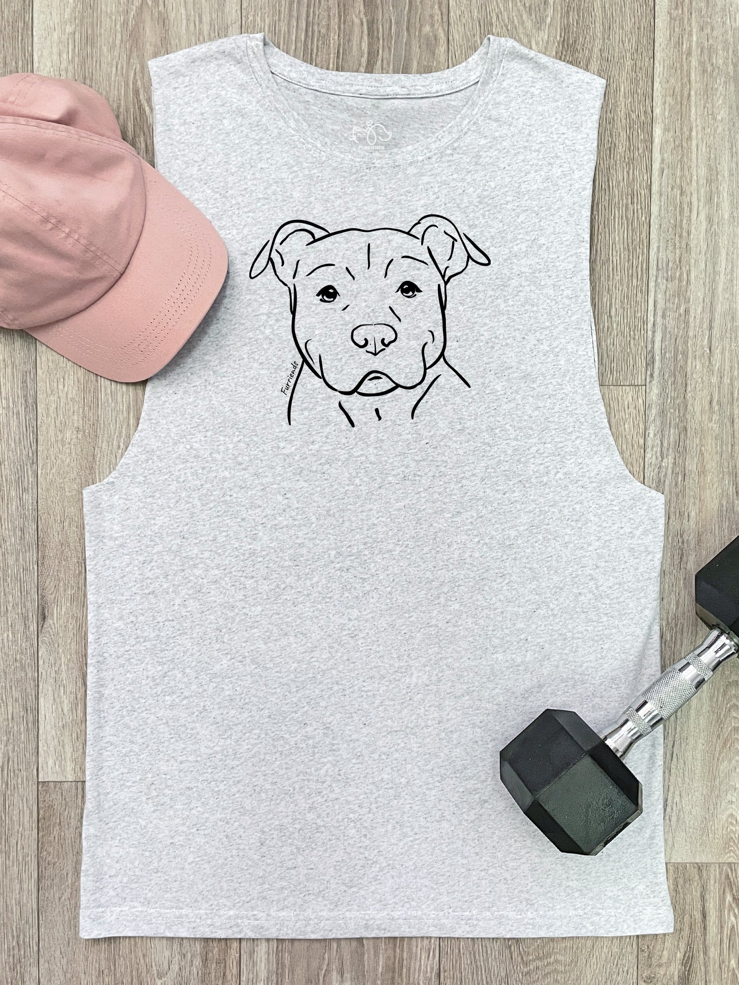 American Staffordshire Terrier Axel Drop Armhole Muscle Tank