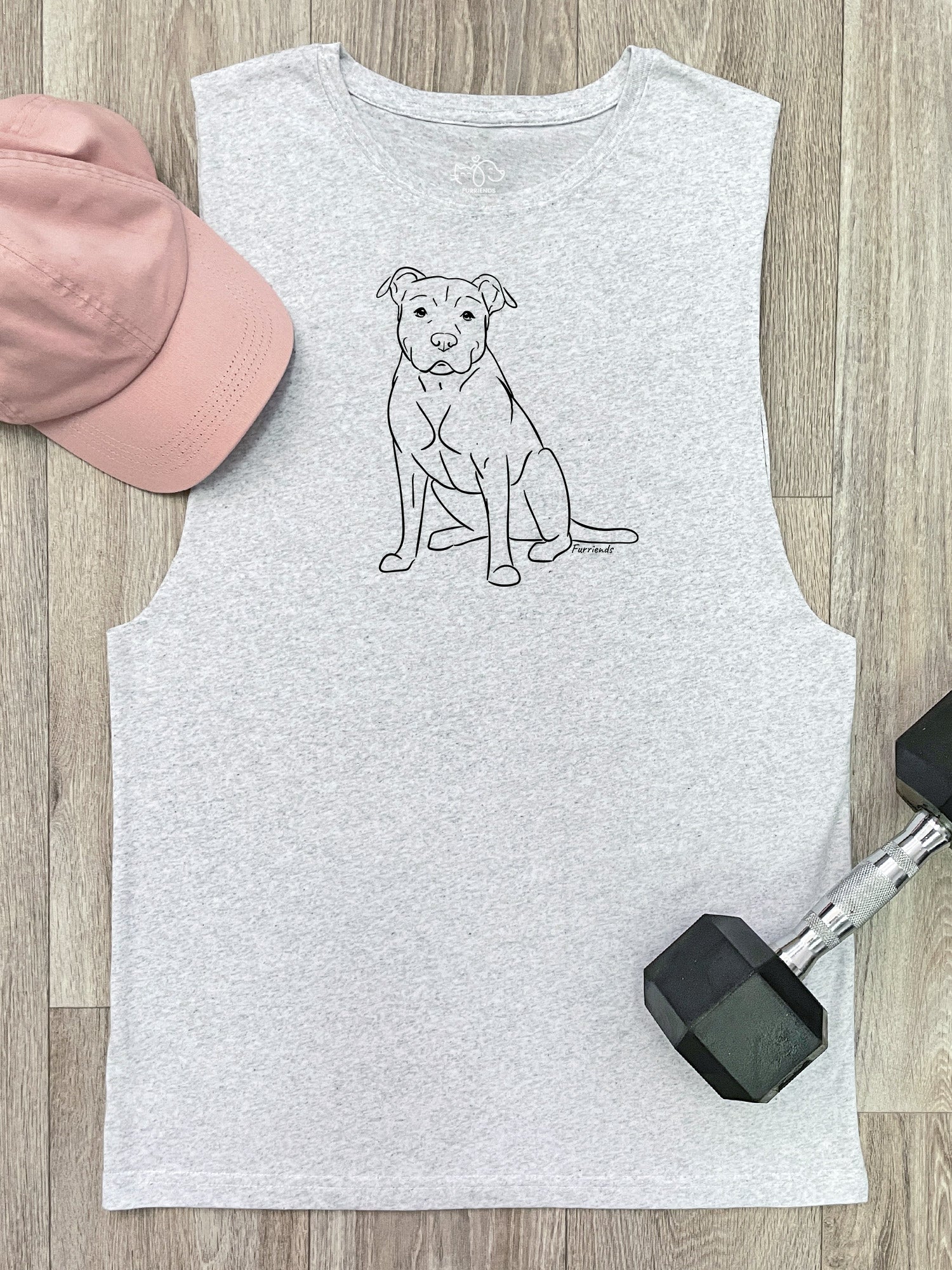 American Staffordshire Terrier Axel Drop Armhole Muscle Tank