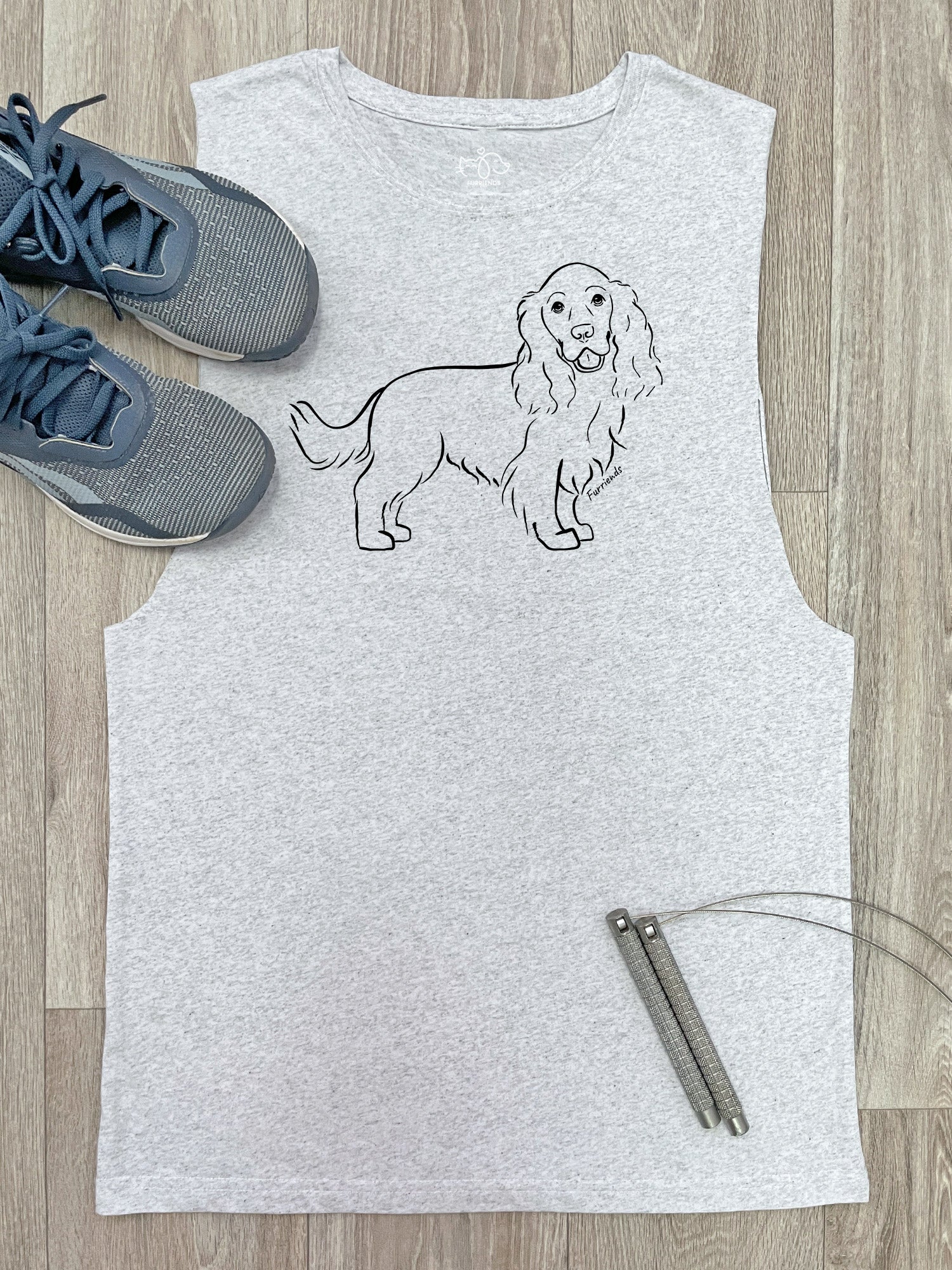 Cocker Spaniel Axel Drop Armhole Muscle Tank