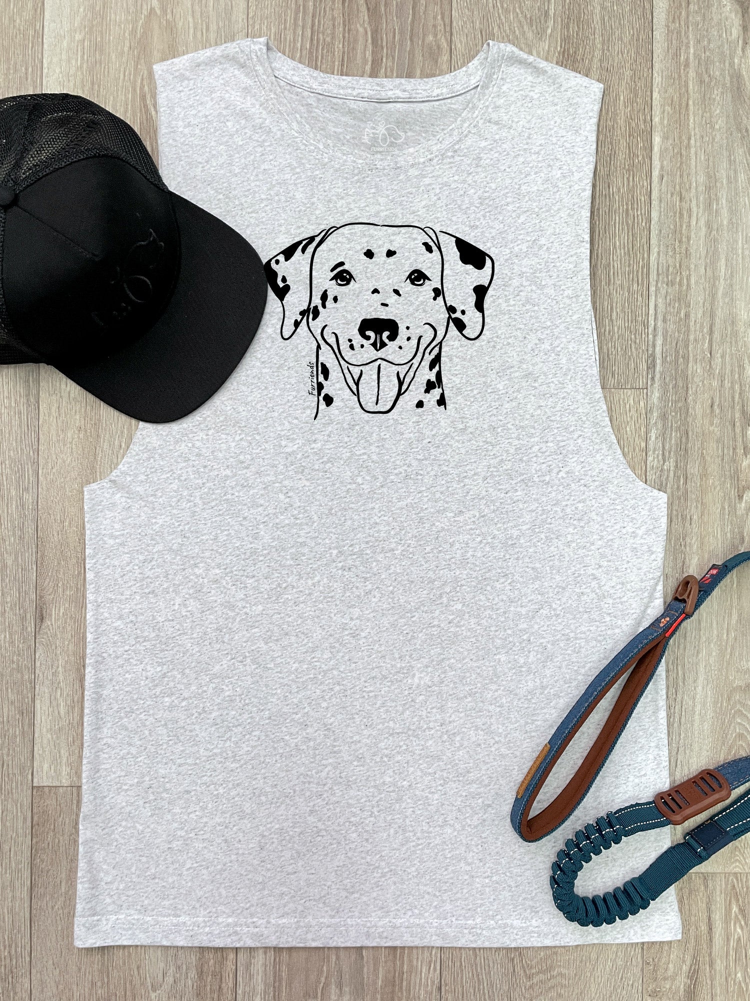 Dalmatian Axel Drop Armhole Muscle Tank