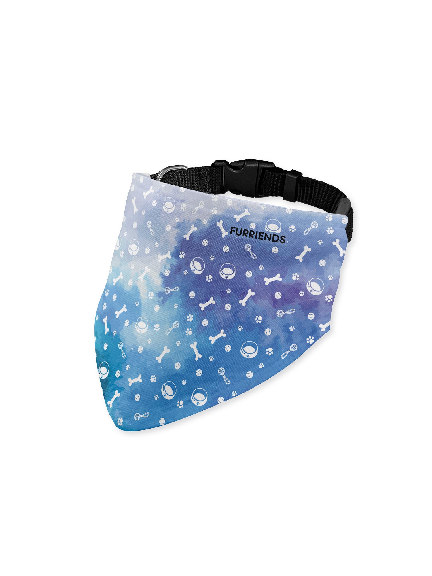 Favourite Things Reversible & Customisable Dog Bandana With Collar