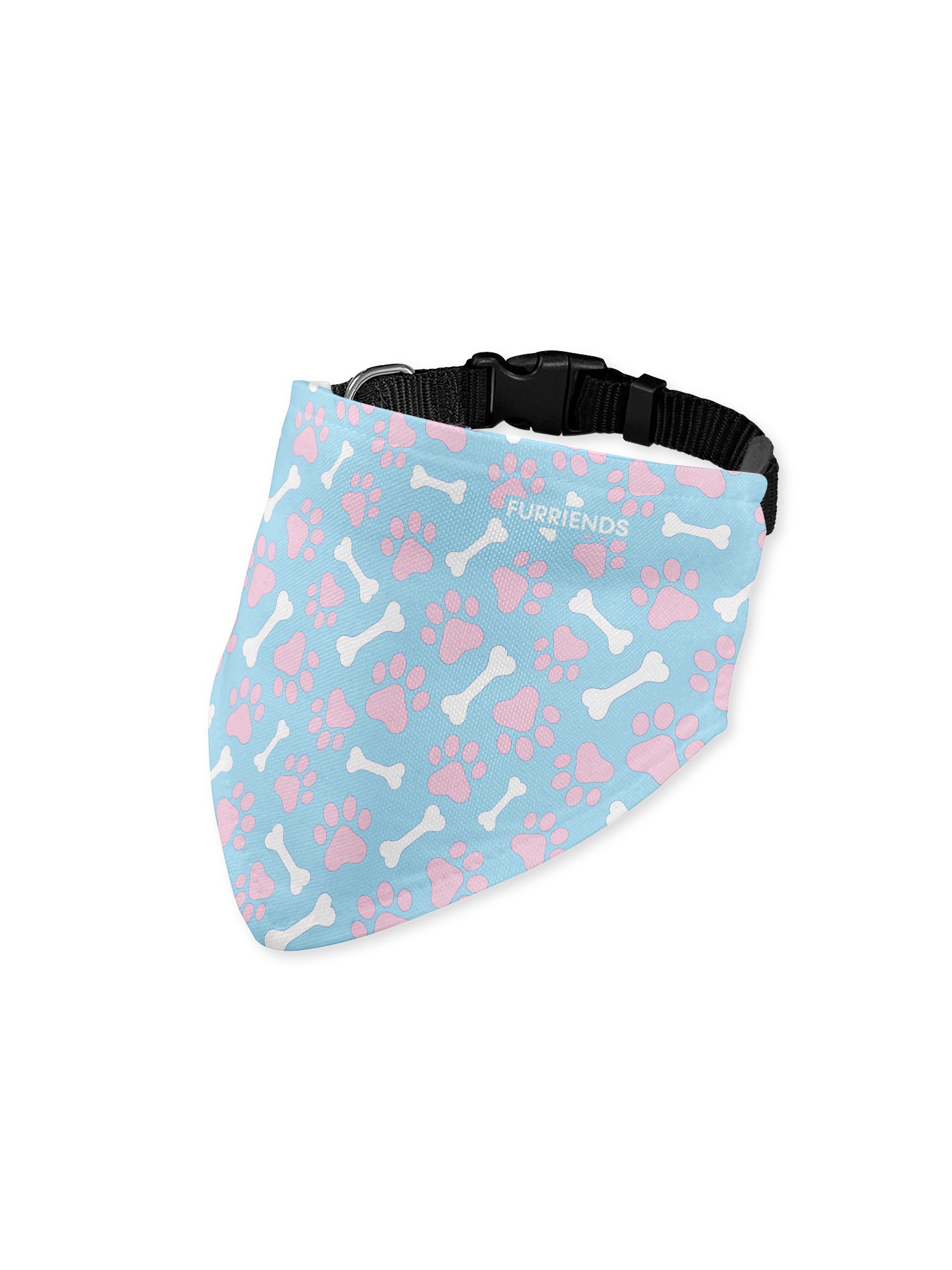 Paws & Bones Customisable Dog Bandana With Collar