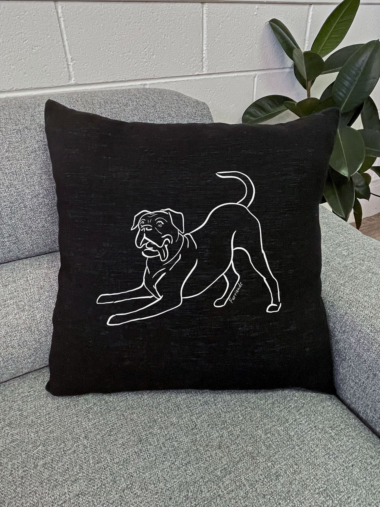 Boxer Linen Cushion Cover