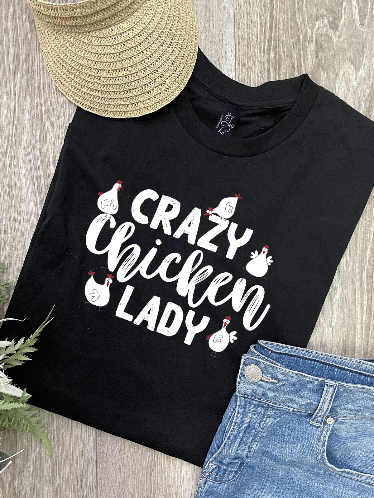 Crazy Chicken Lady Ava Women&#39;s Regular Fit Tee