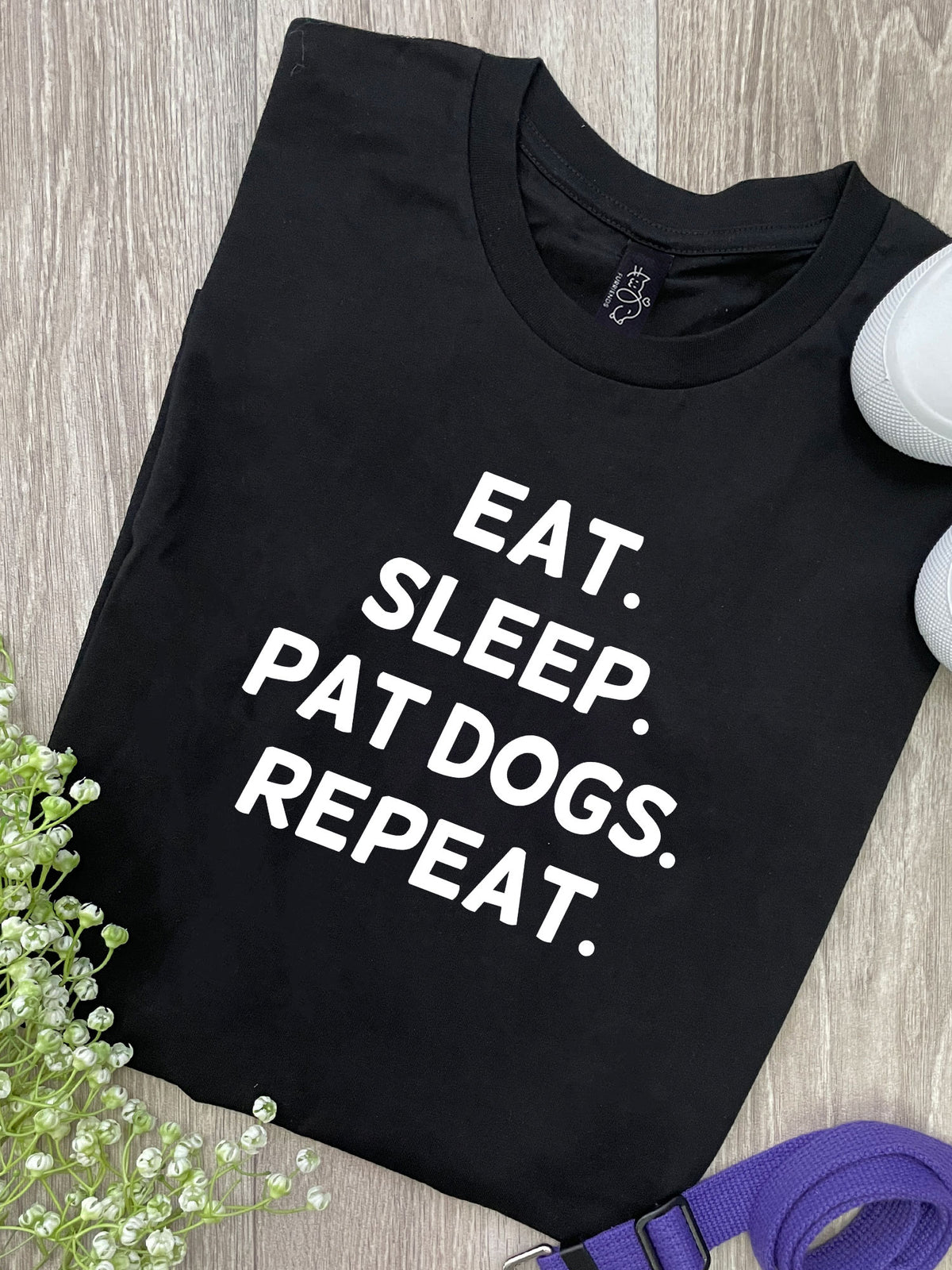 Eat. Sleep. Pat Dogs. Repeat. Ava Women&#39;s Regular Fit Tee