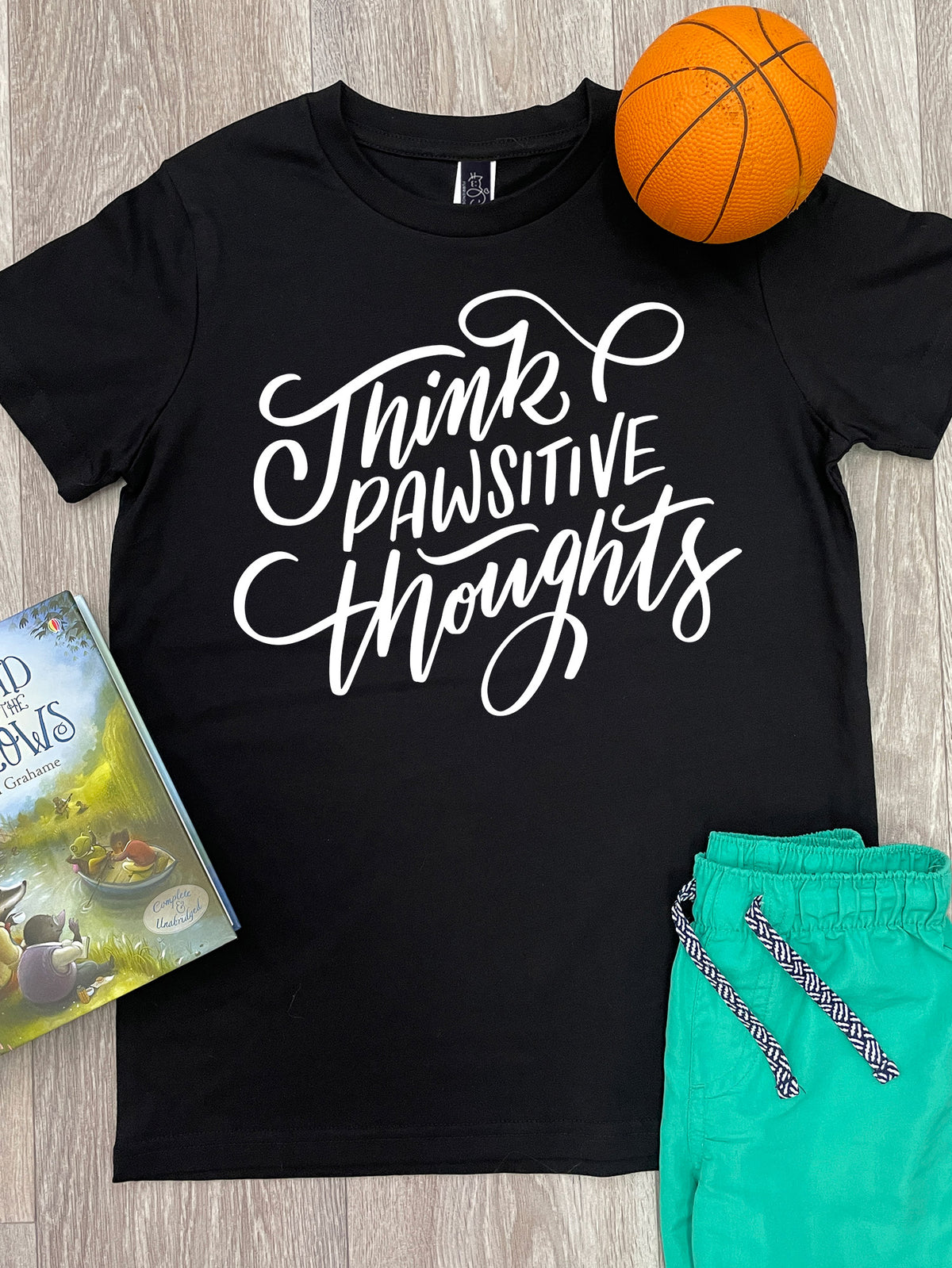 Think Pawsitive Thoughts Youth Tee