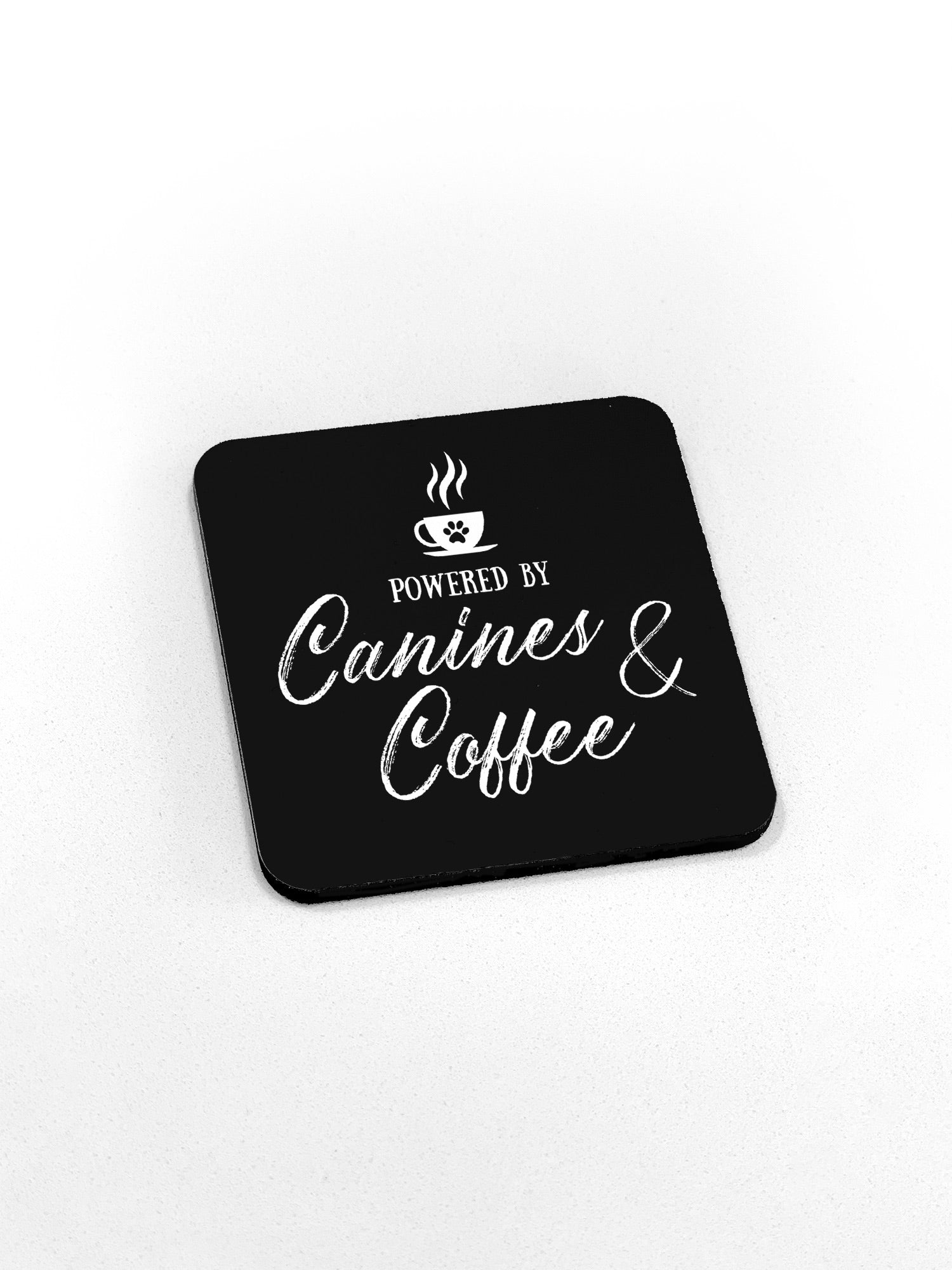 Canines & Coffee Coaster