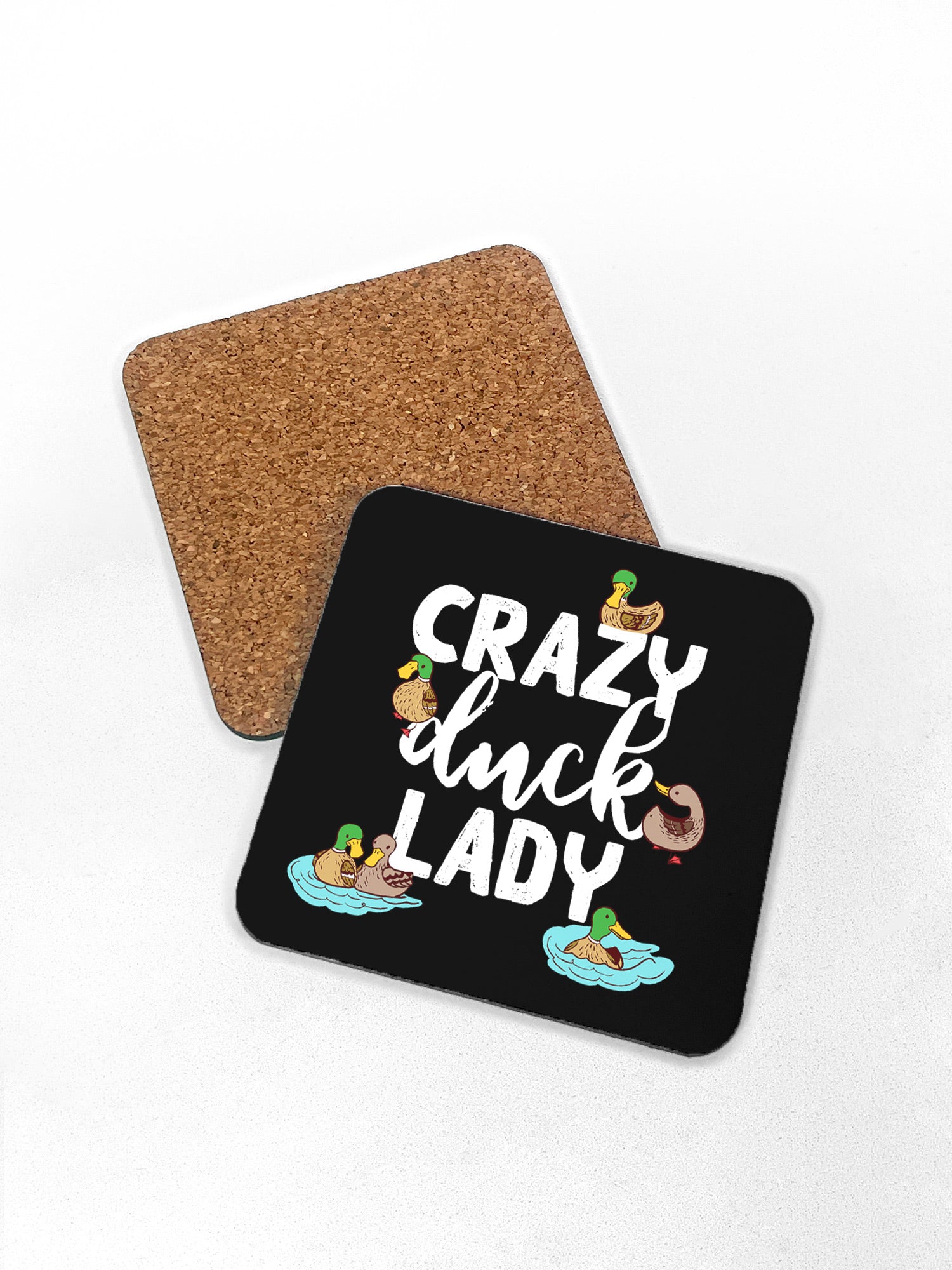 Crazy Duck Lady Coaster