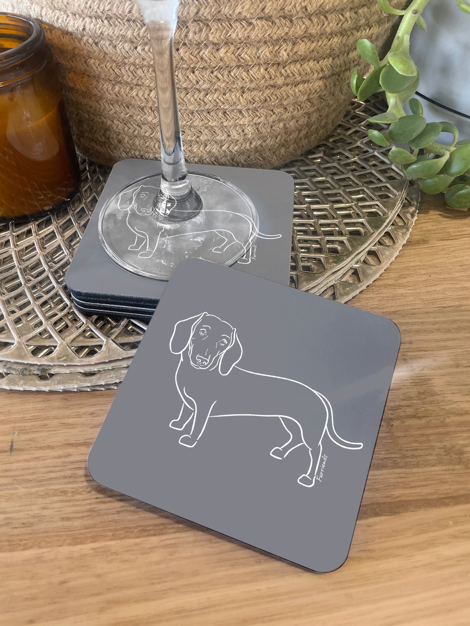 Dachshund Coaster