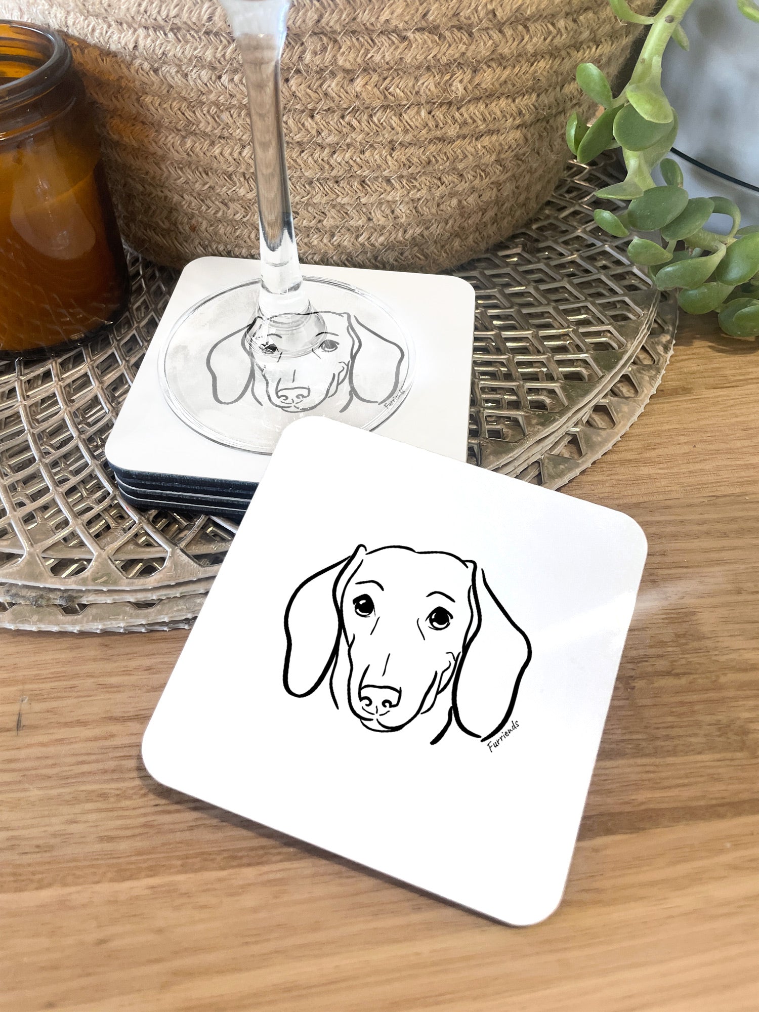 Dachshund Coaster