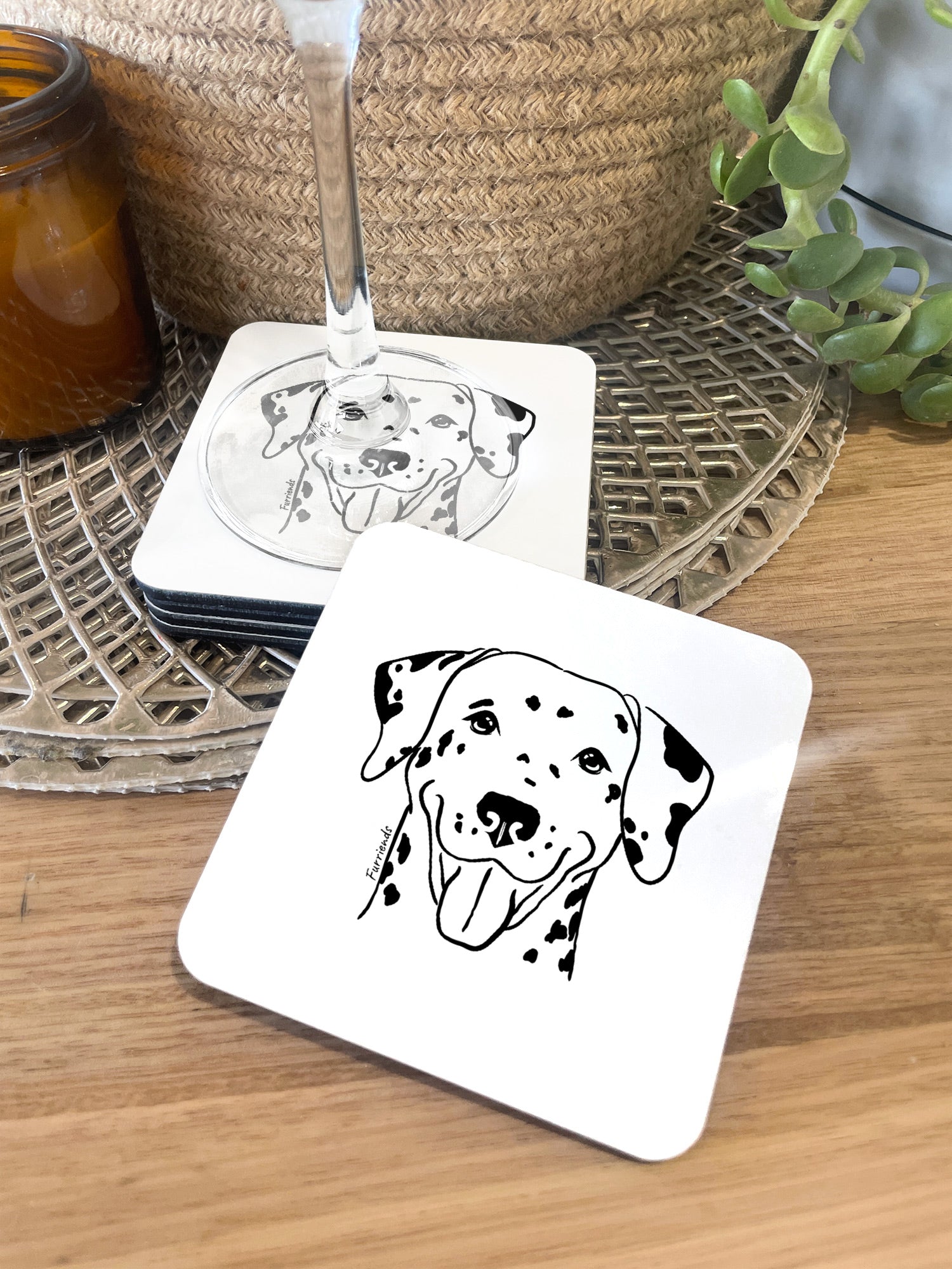 Dalmatian Coaster