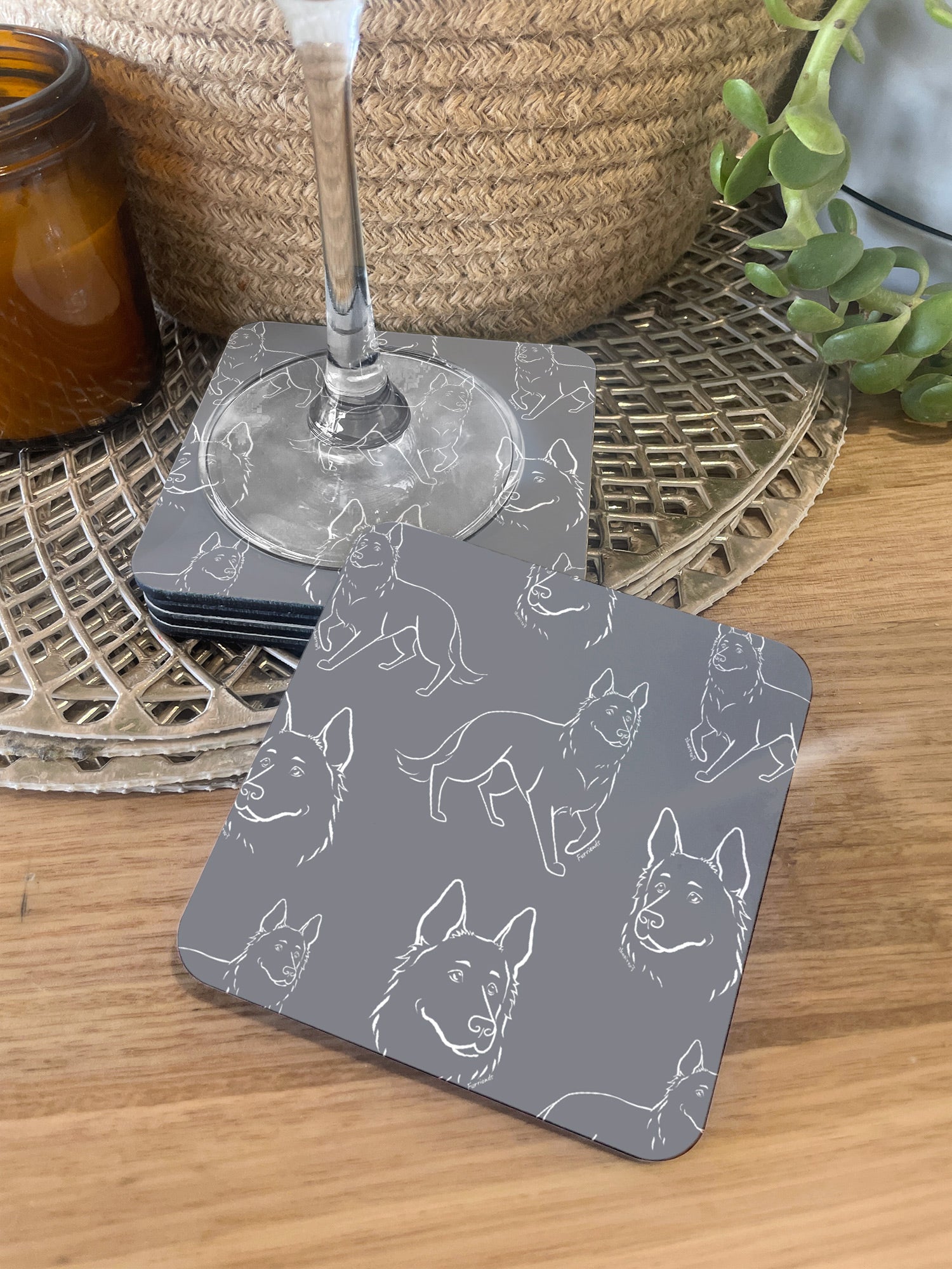 German Shepherd Coaster