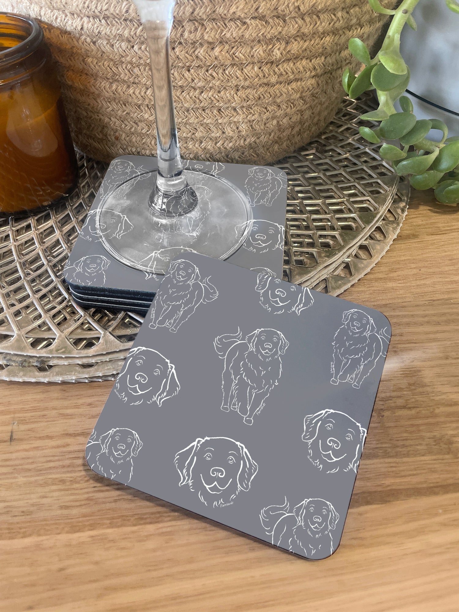 Golden Retriever Coaster