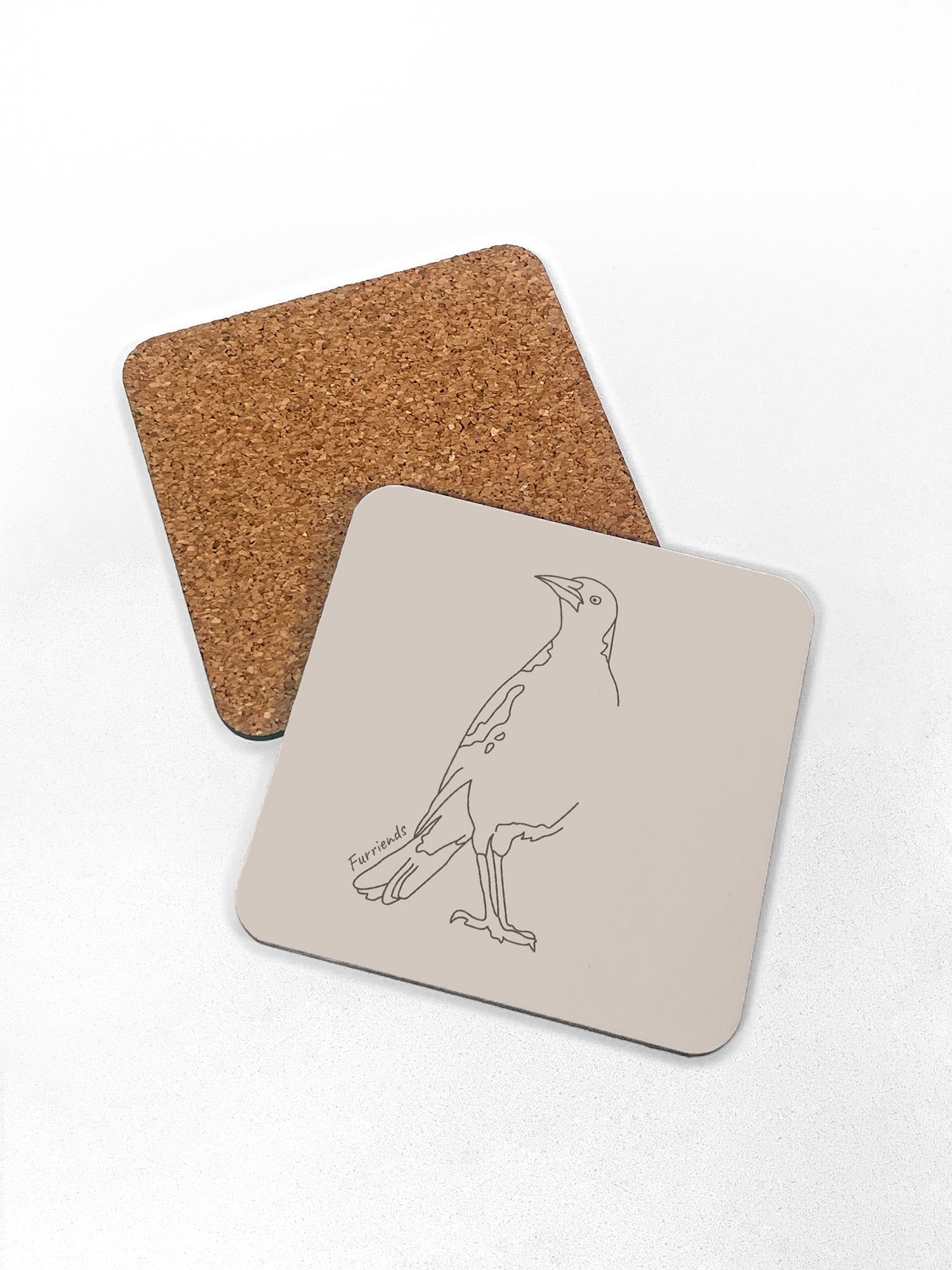 Australian Magpie Coaster