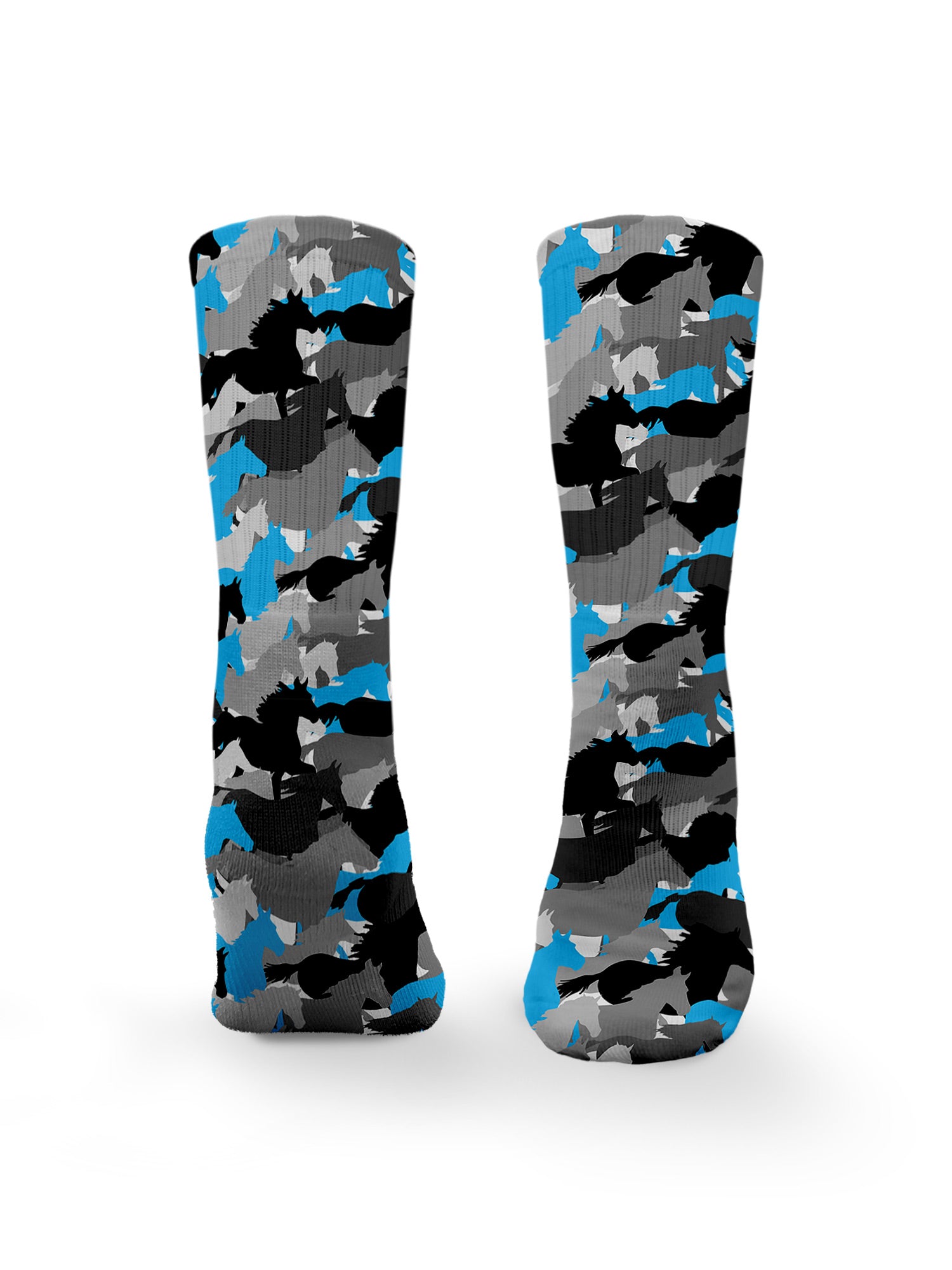 Camo Horses Crew Socks