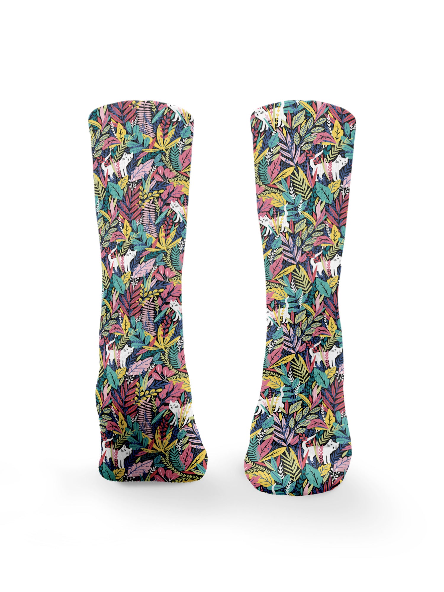 Jungle Cat Crew Socks