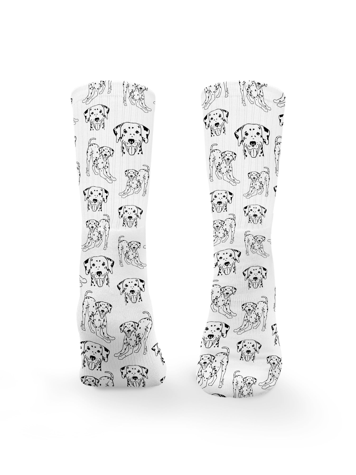 Dalmatian Crew Socks