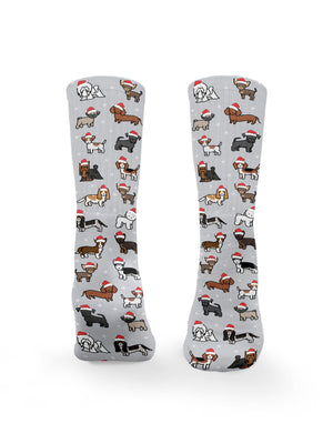 Merry Woofmas Tree Crew Socks