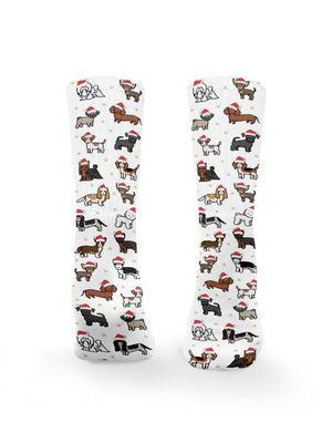 Merry Woofmas Tree Crew Socks