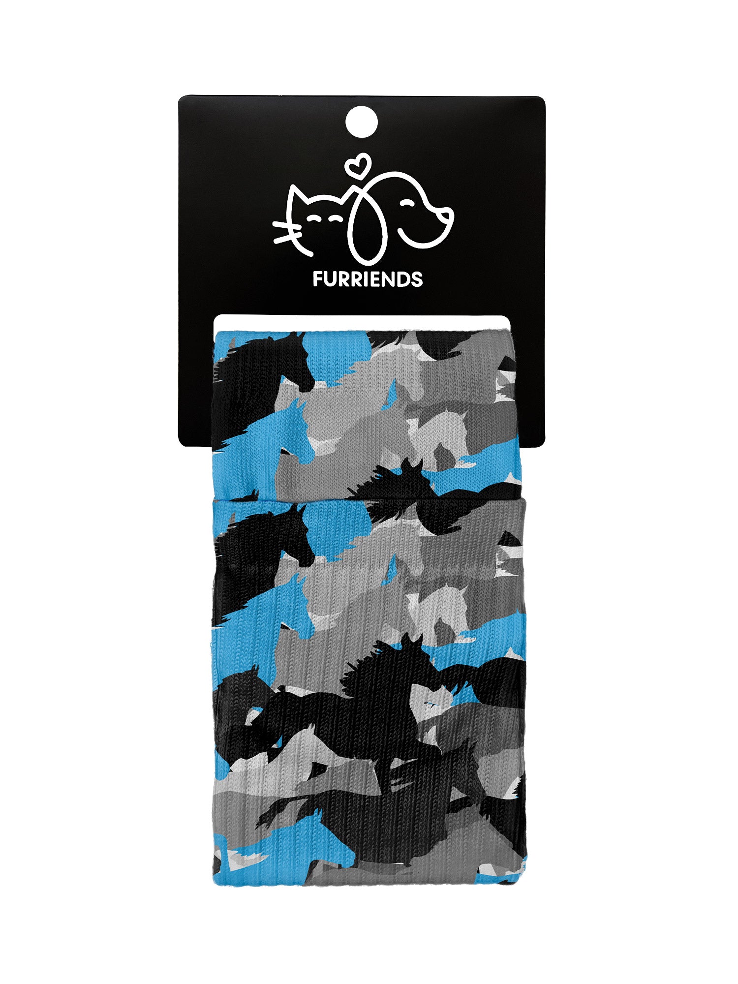 Camo Horses Crew Socks