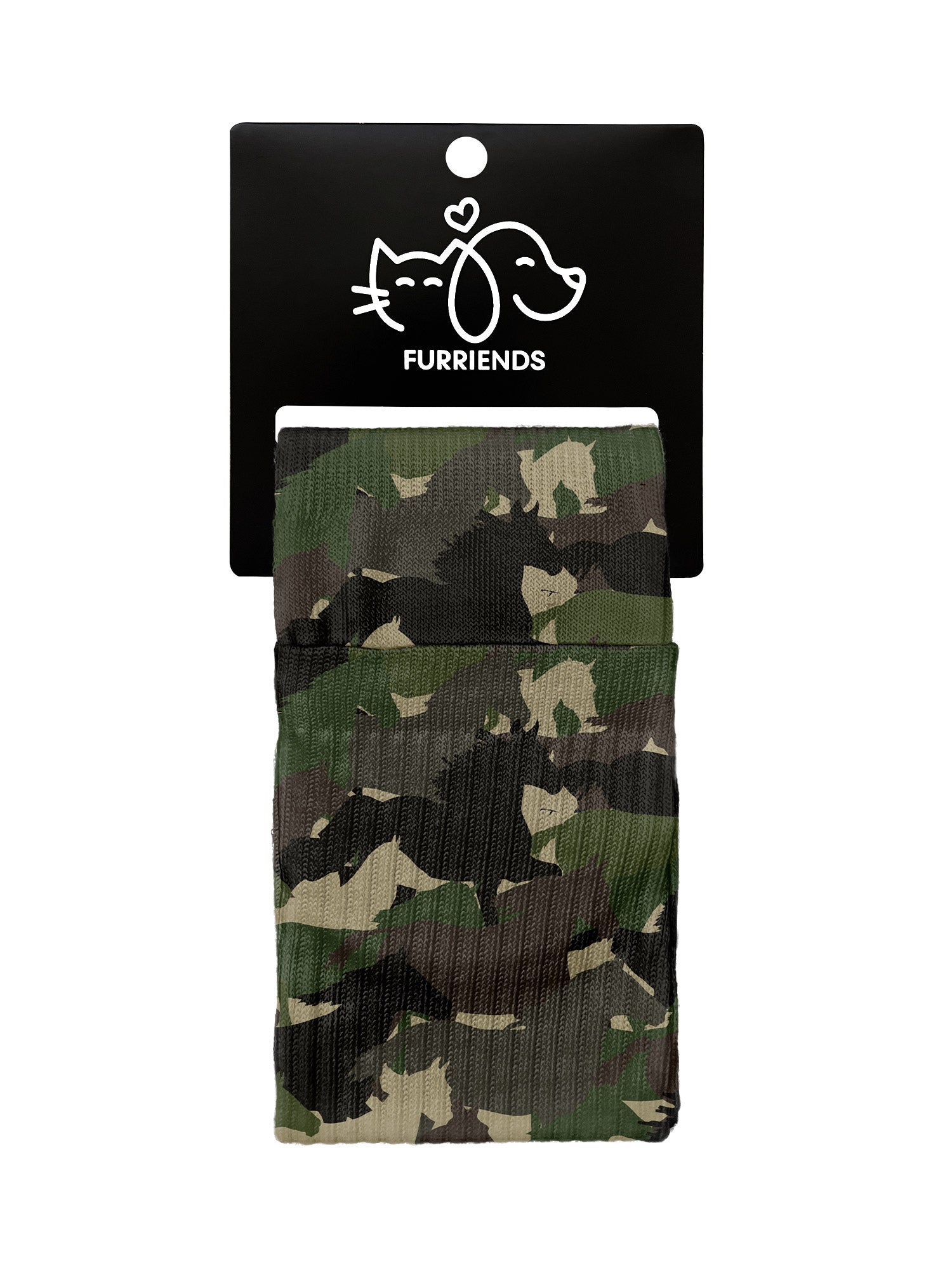 Camo Horses Crew Socks