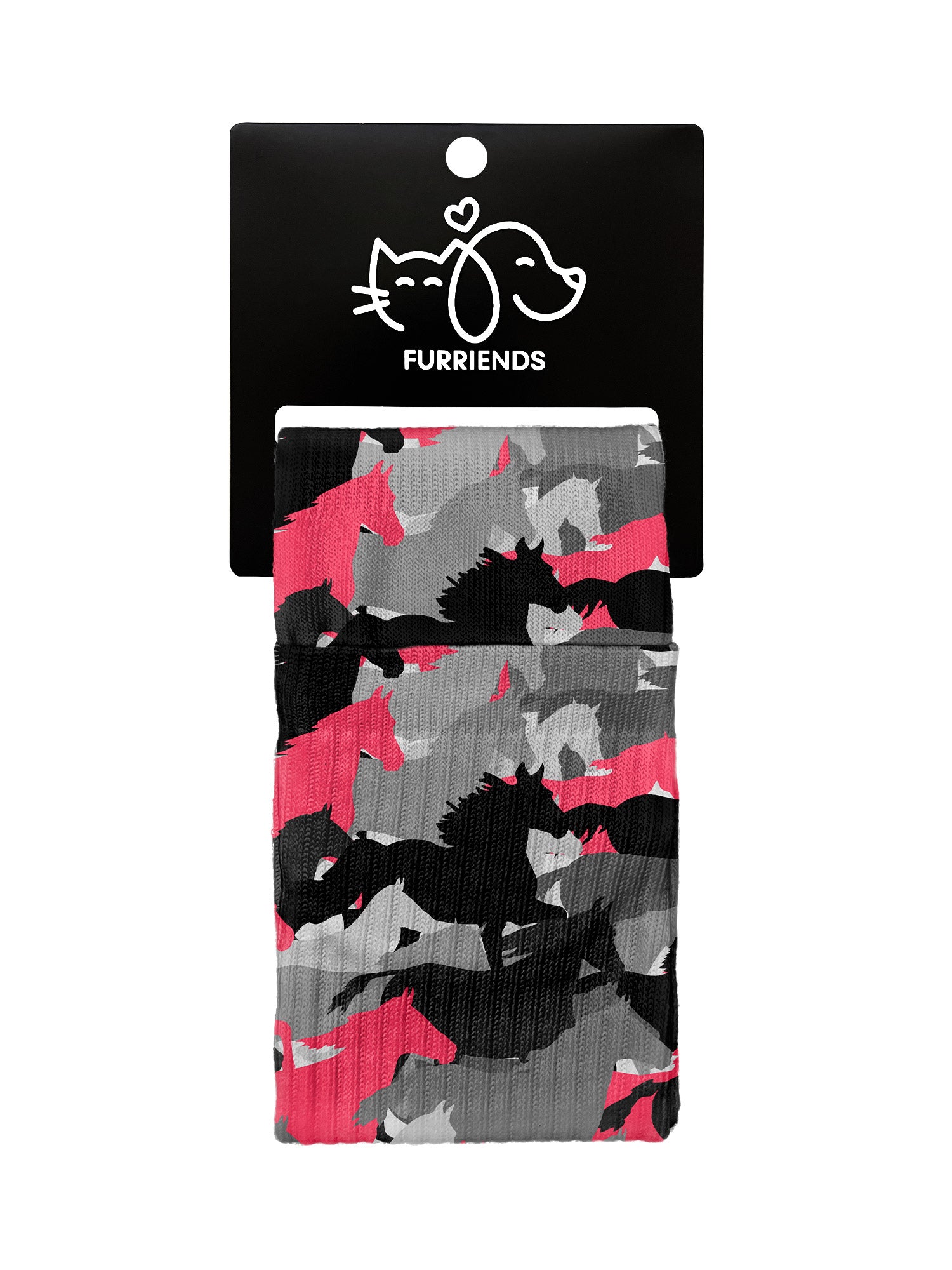 Camo Horses Crew Socks