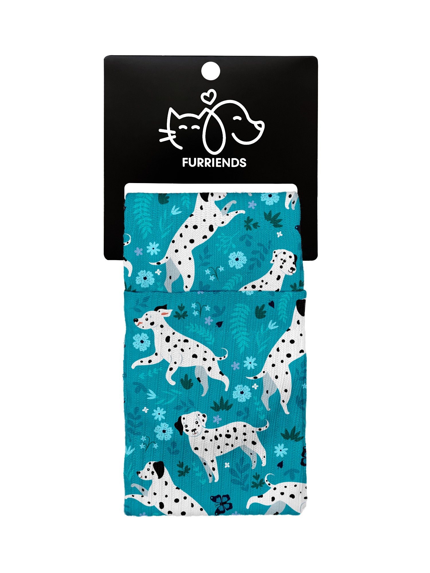 Dalmatian Patch Crew Socks