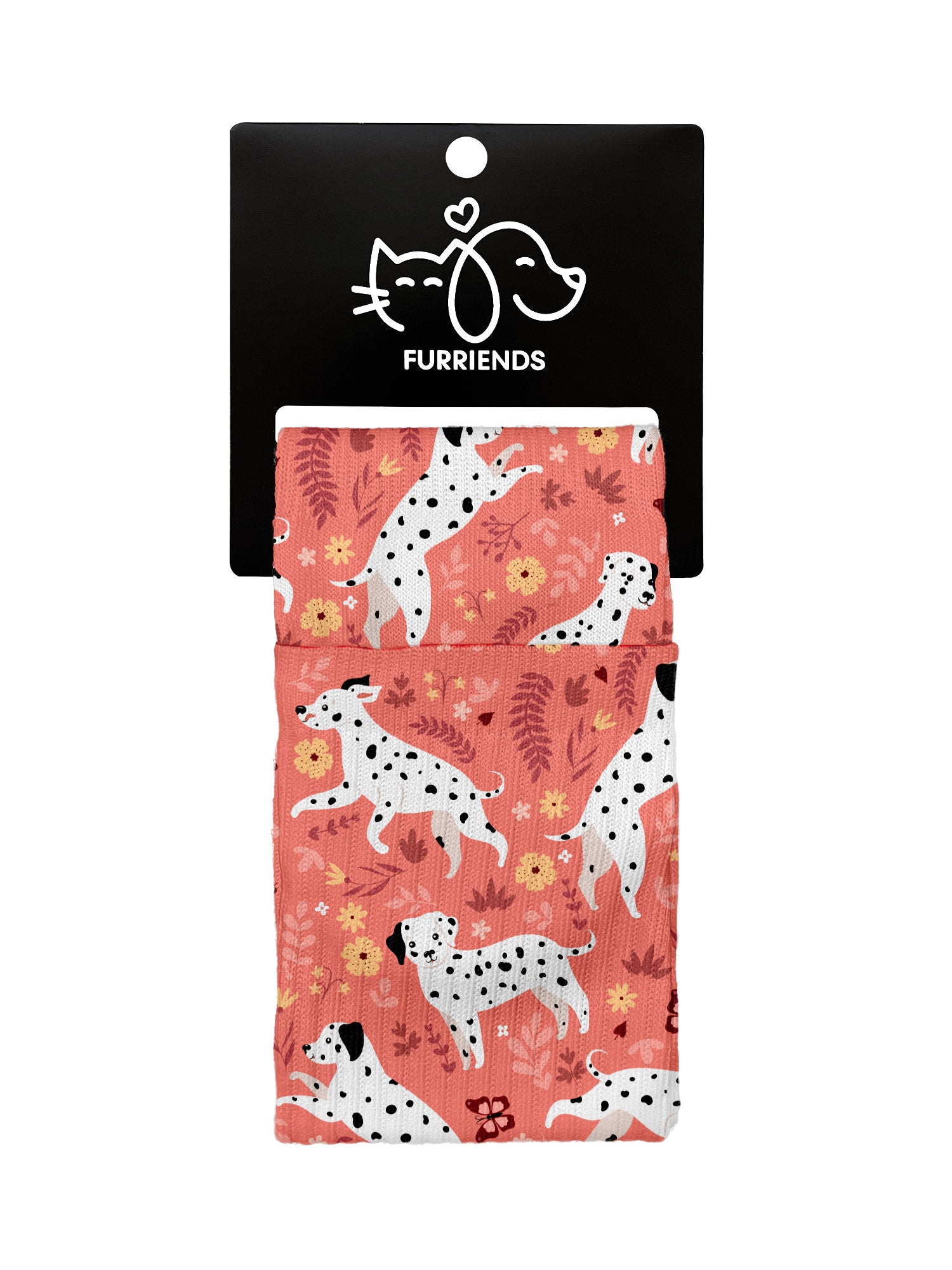 Dalmatian Patch Crew Socks