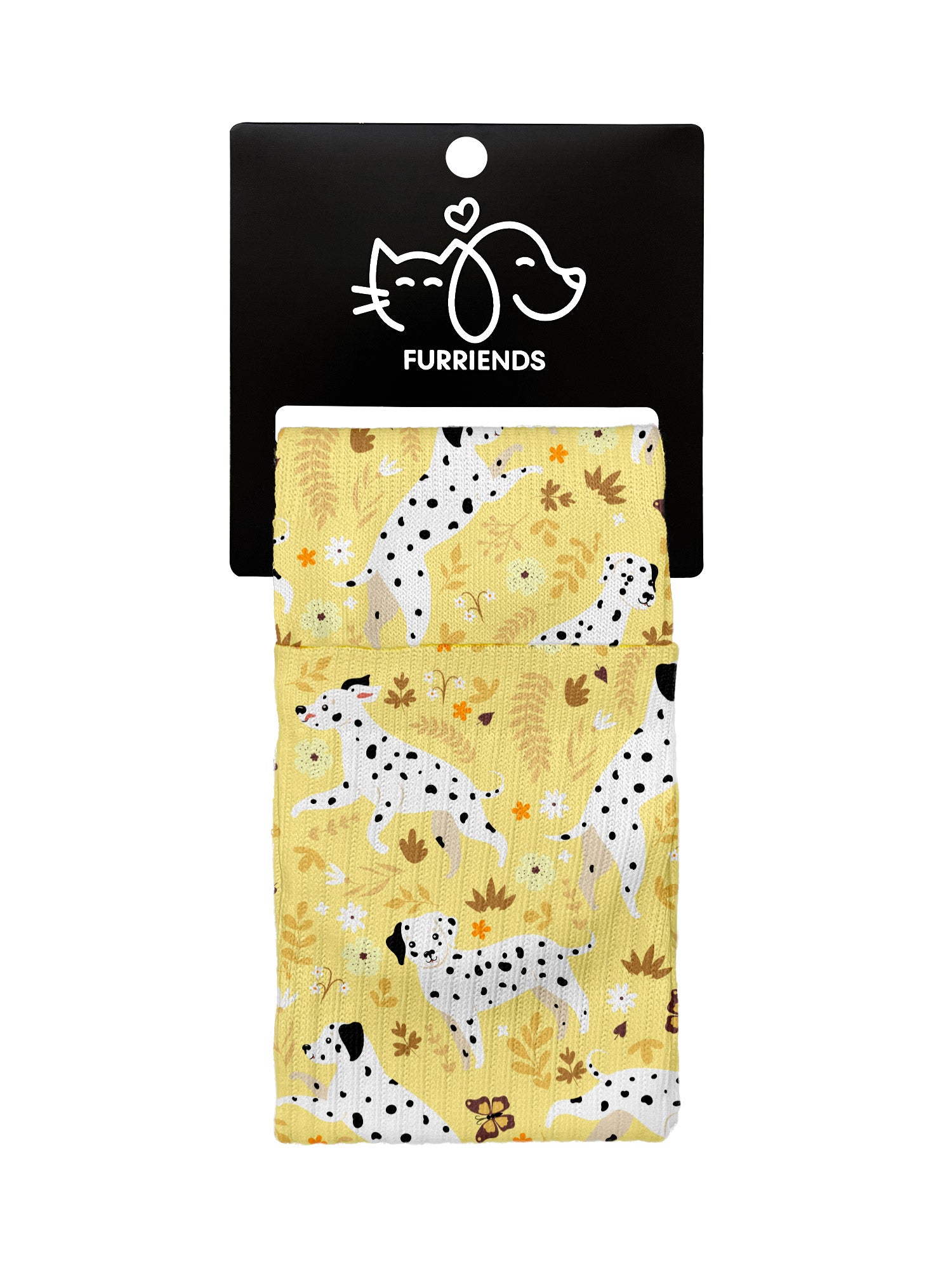 Dalmatian Patch Crew Socks