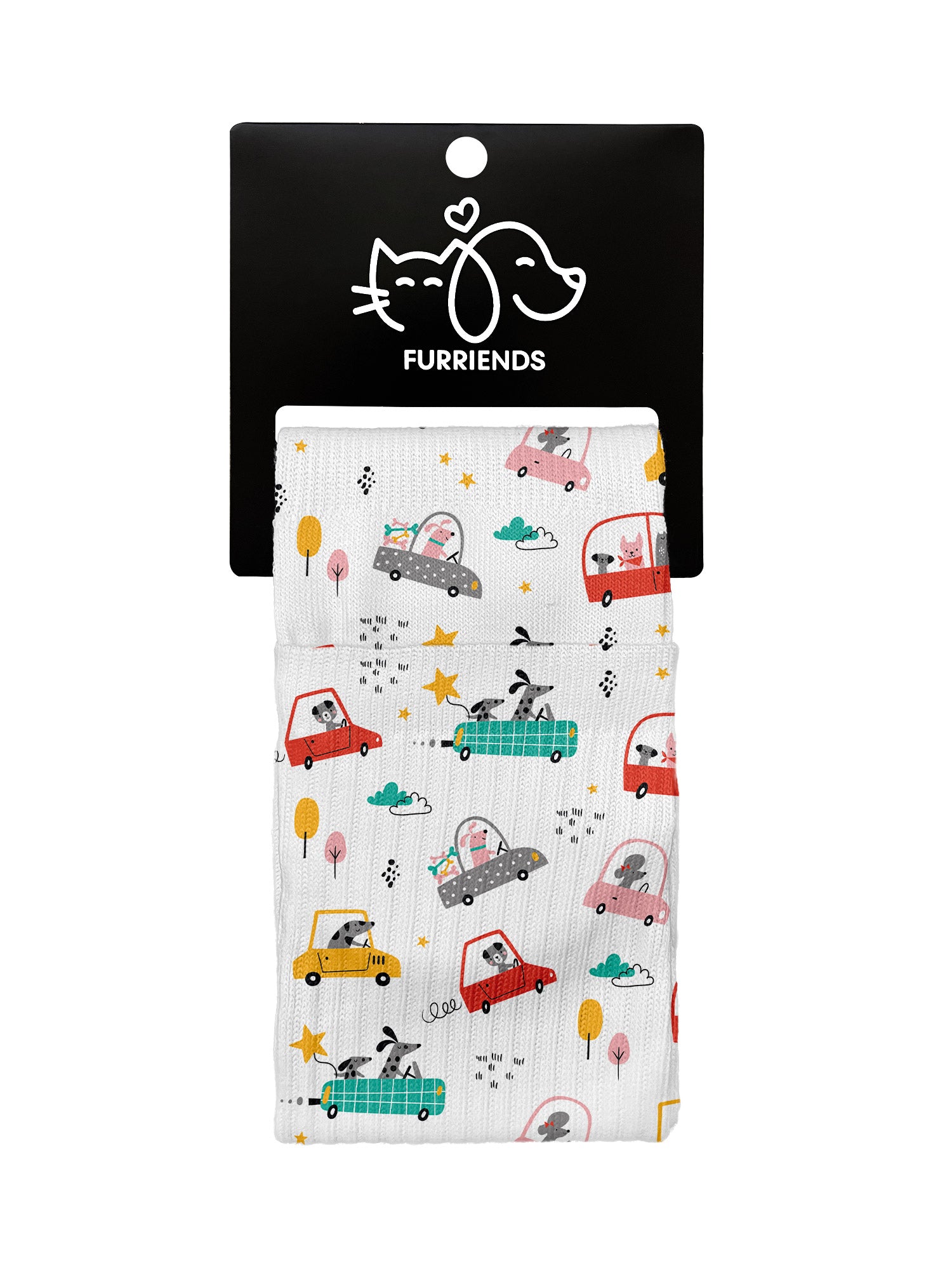 Dogs In Cars Crew Socks