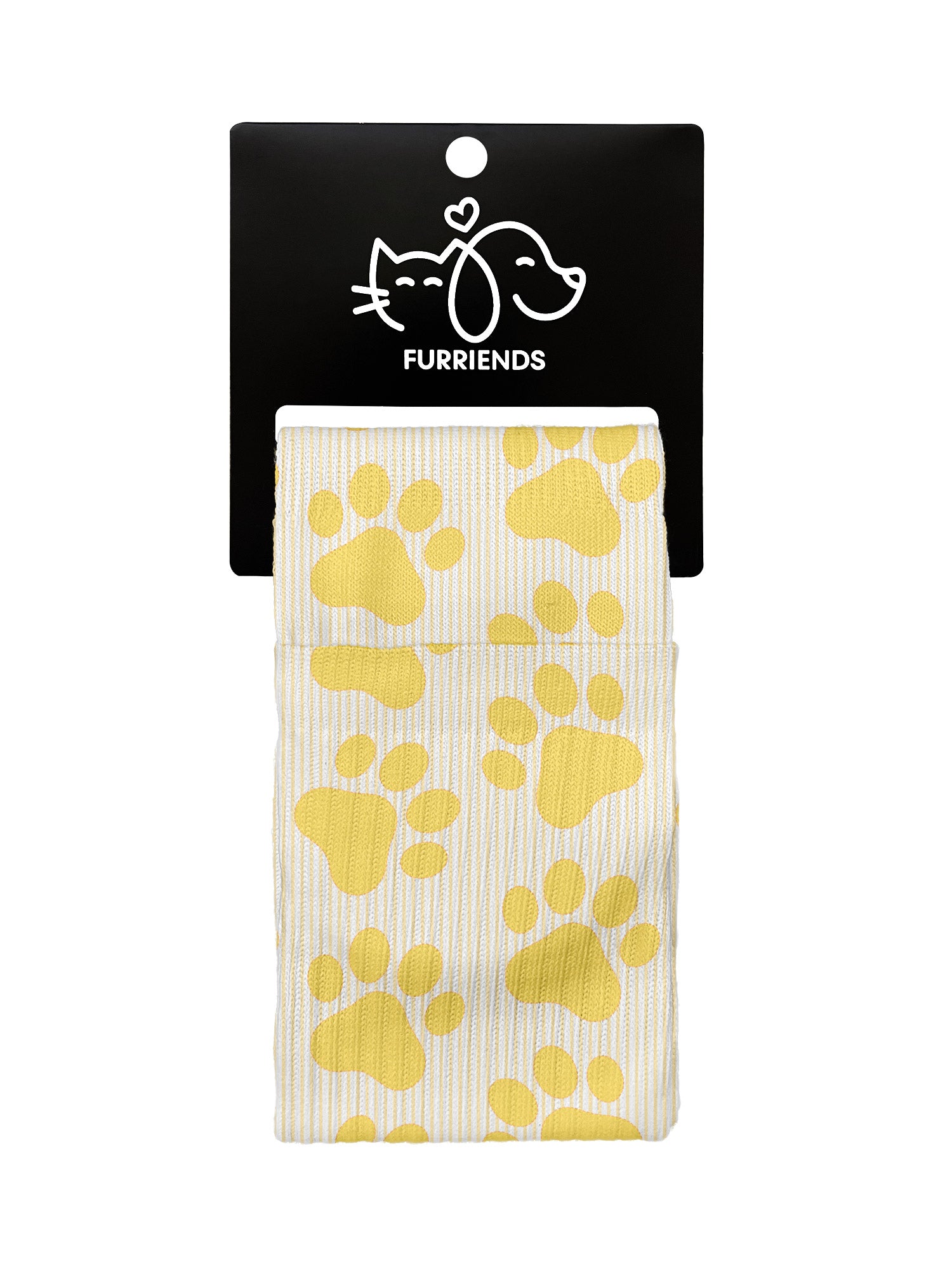 Paws & Pinstripes Crew Socks