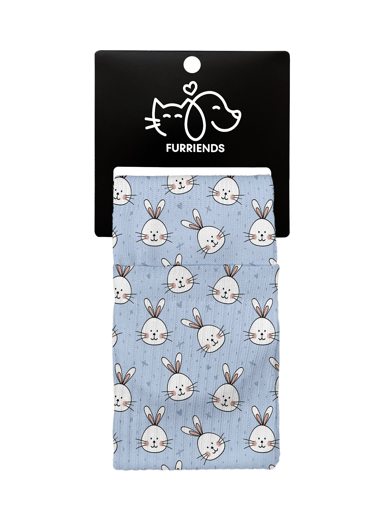 Rabbits On Repeat Crew Socks