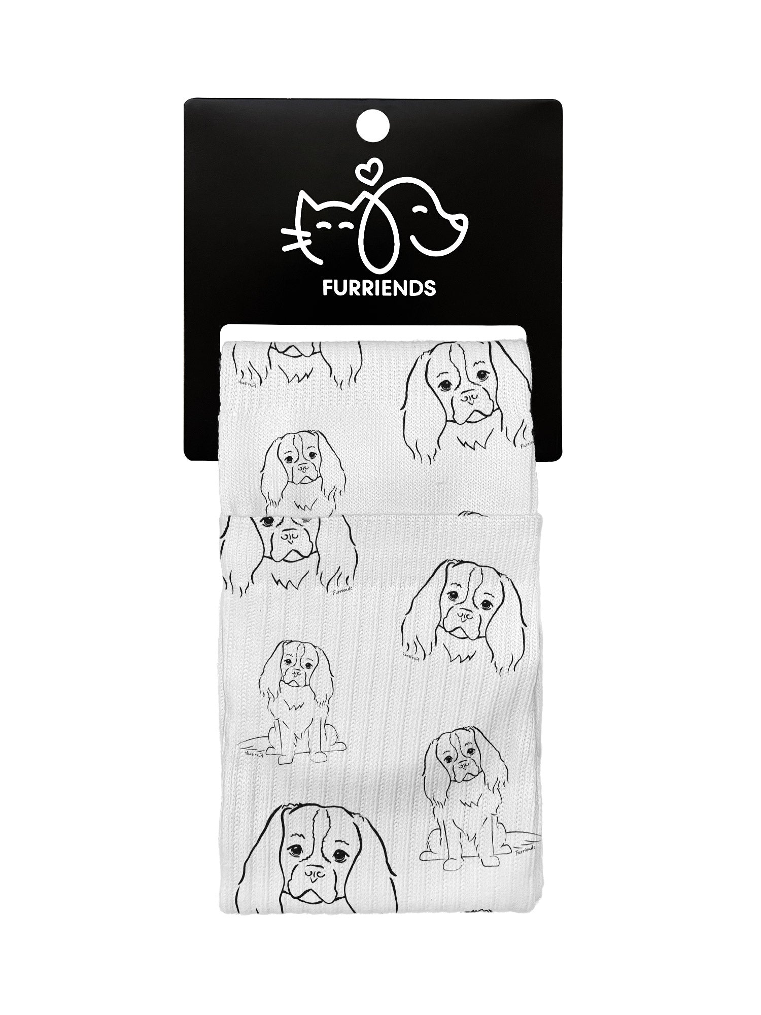 Cavalier King Charles Spaniel Crew Socks