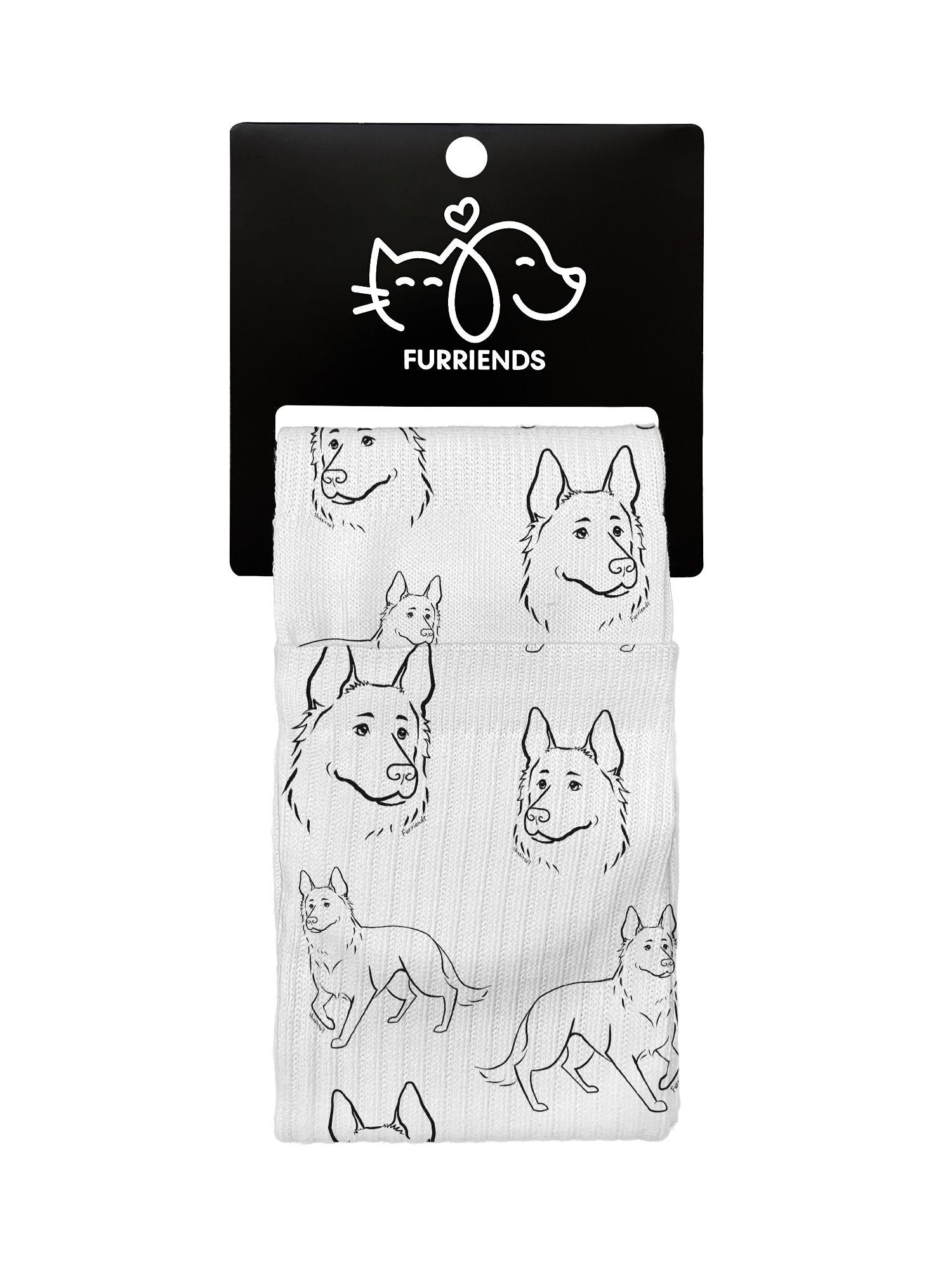 German Shepherd Crew Socks