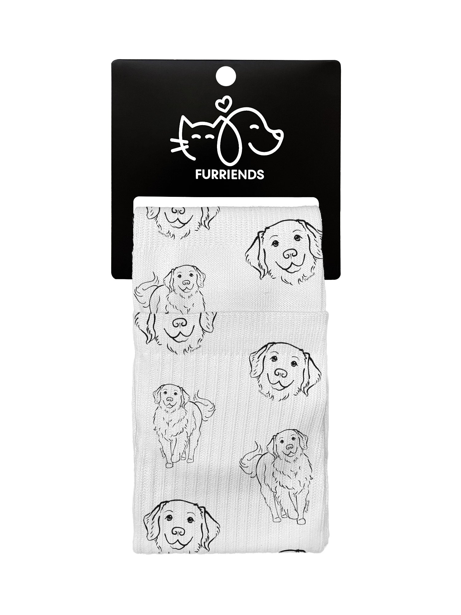 Golden Retriever Crew Socks