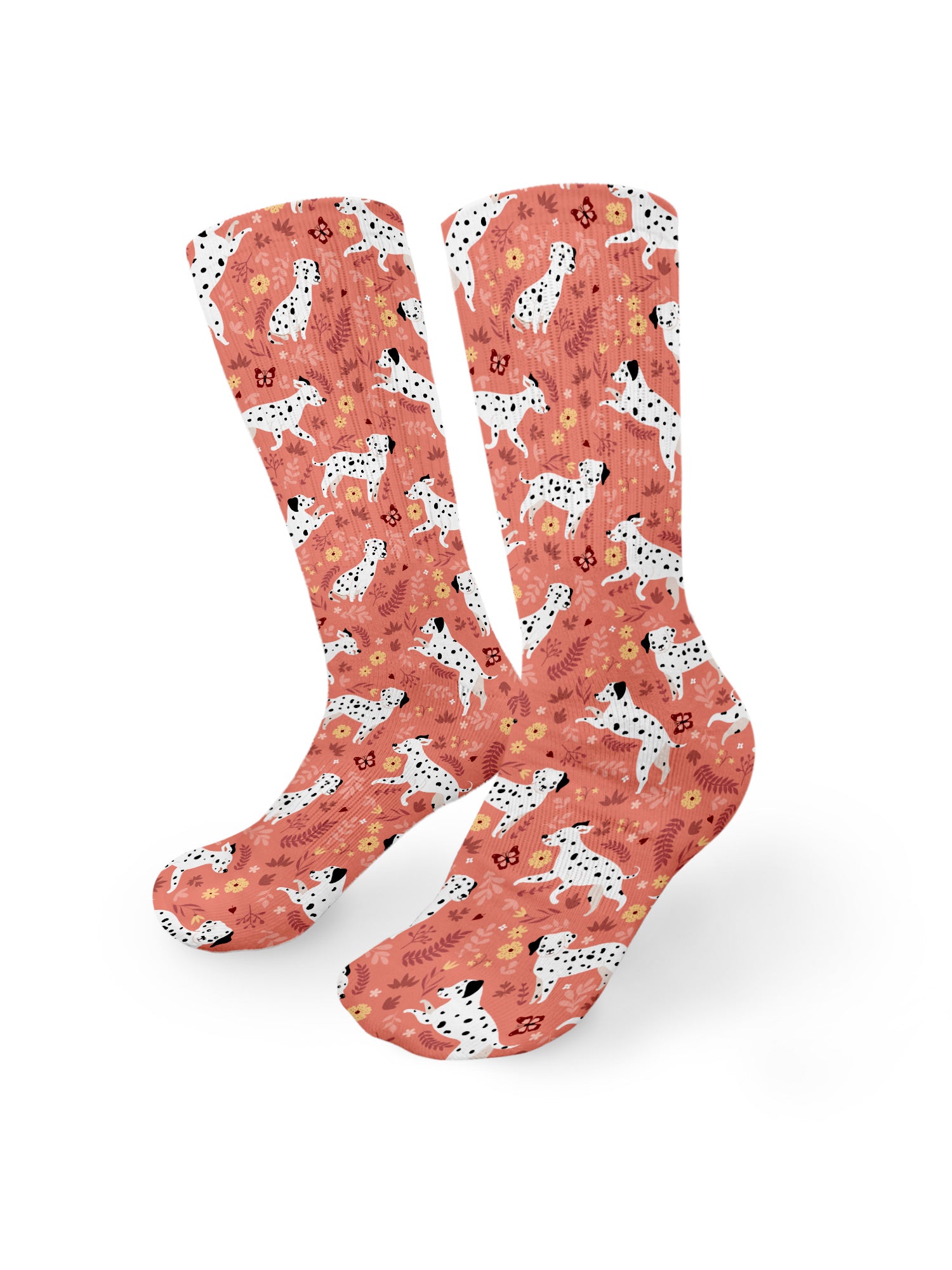 Dalmatian Patch Crew Socks