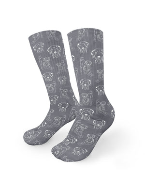 Dalmatian Crew Socks