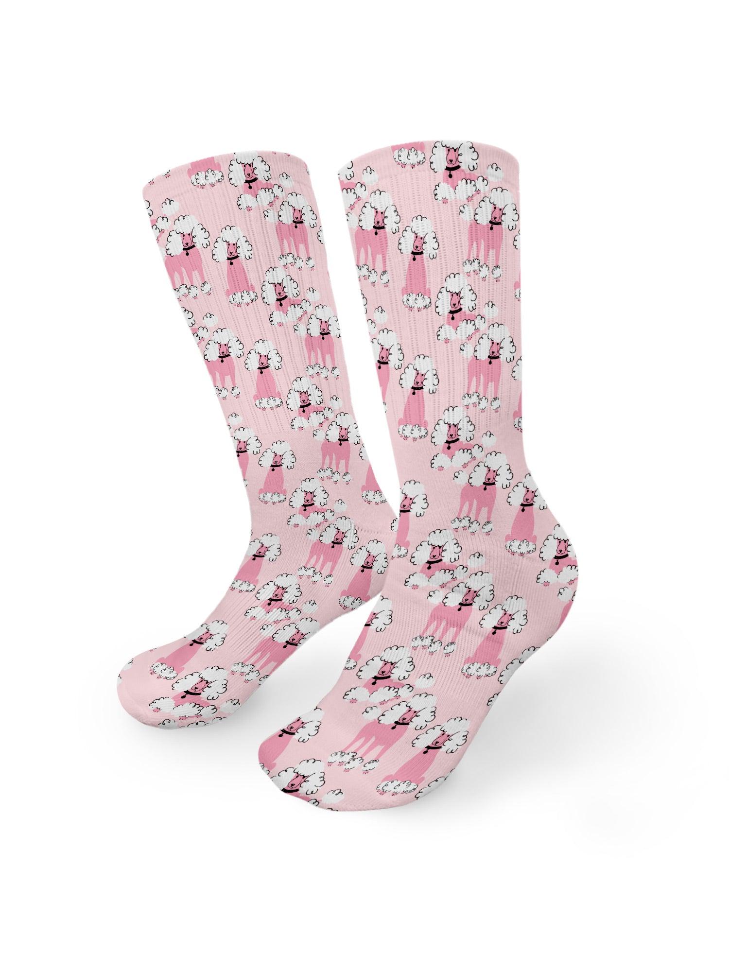 Pretty Poodles Crew Socks