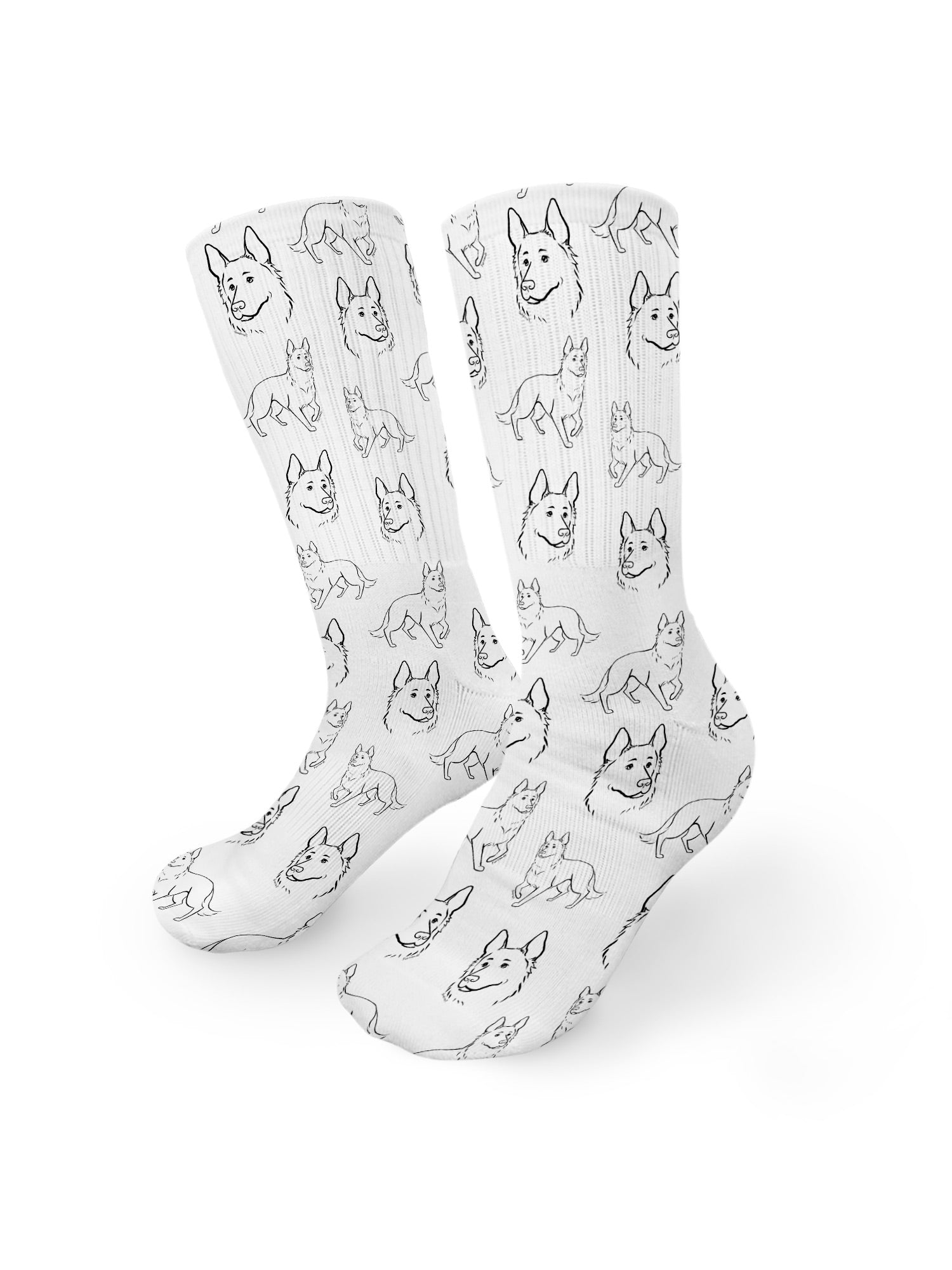 German Shepherd Crew Socks