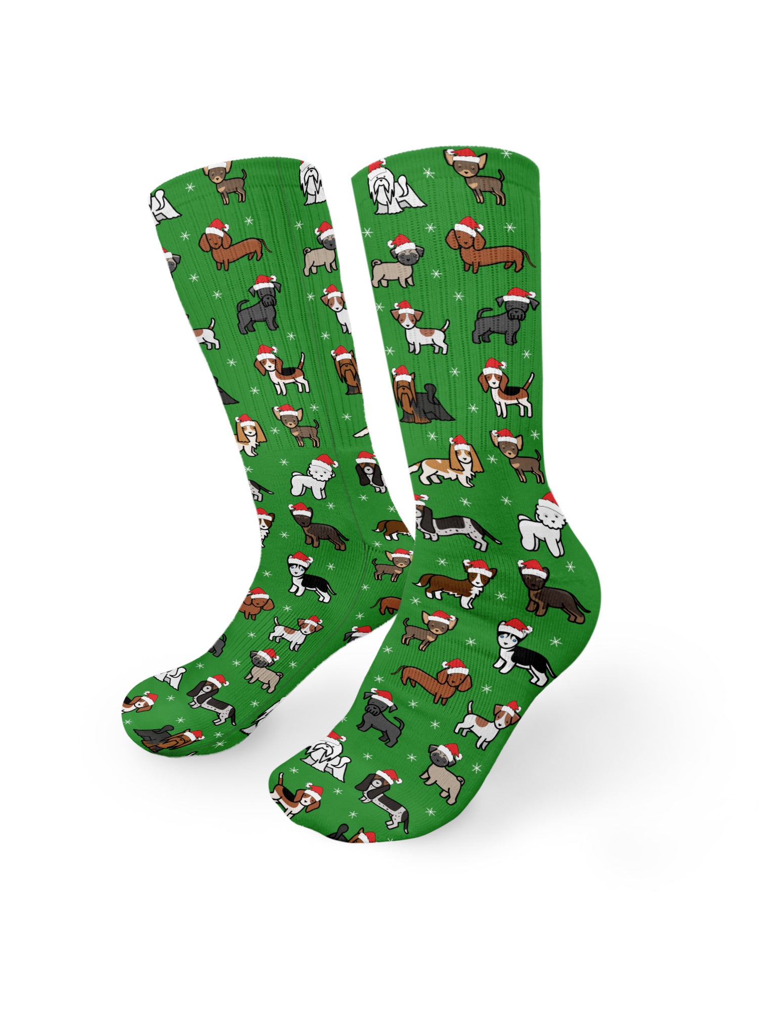 Merry Woofmas Tree Crew Socks