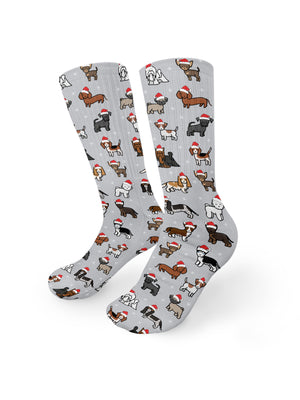 Merry Woofmas Tree Crew Socks