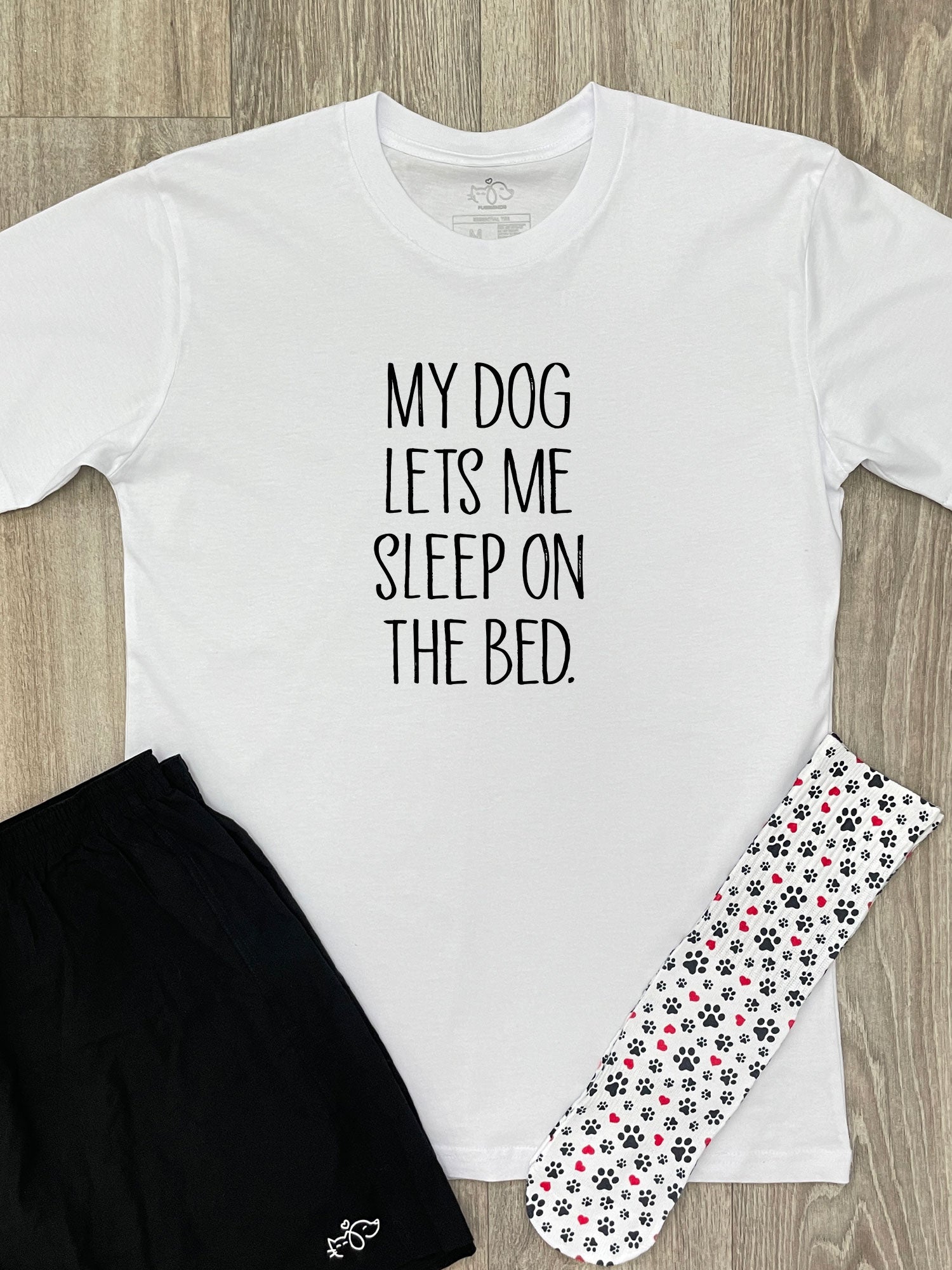 My Dog Lets Me Sleep On The Bed Essential Unisex Tee