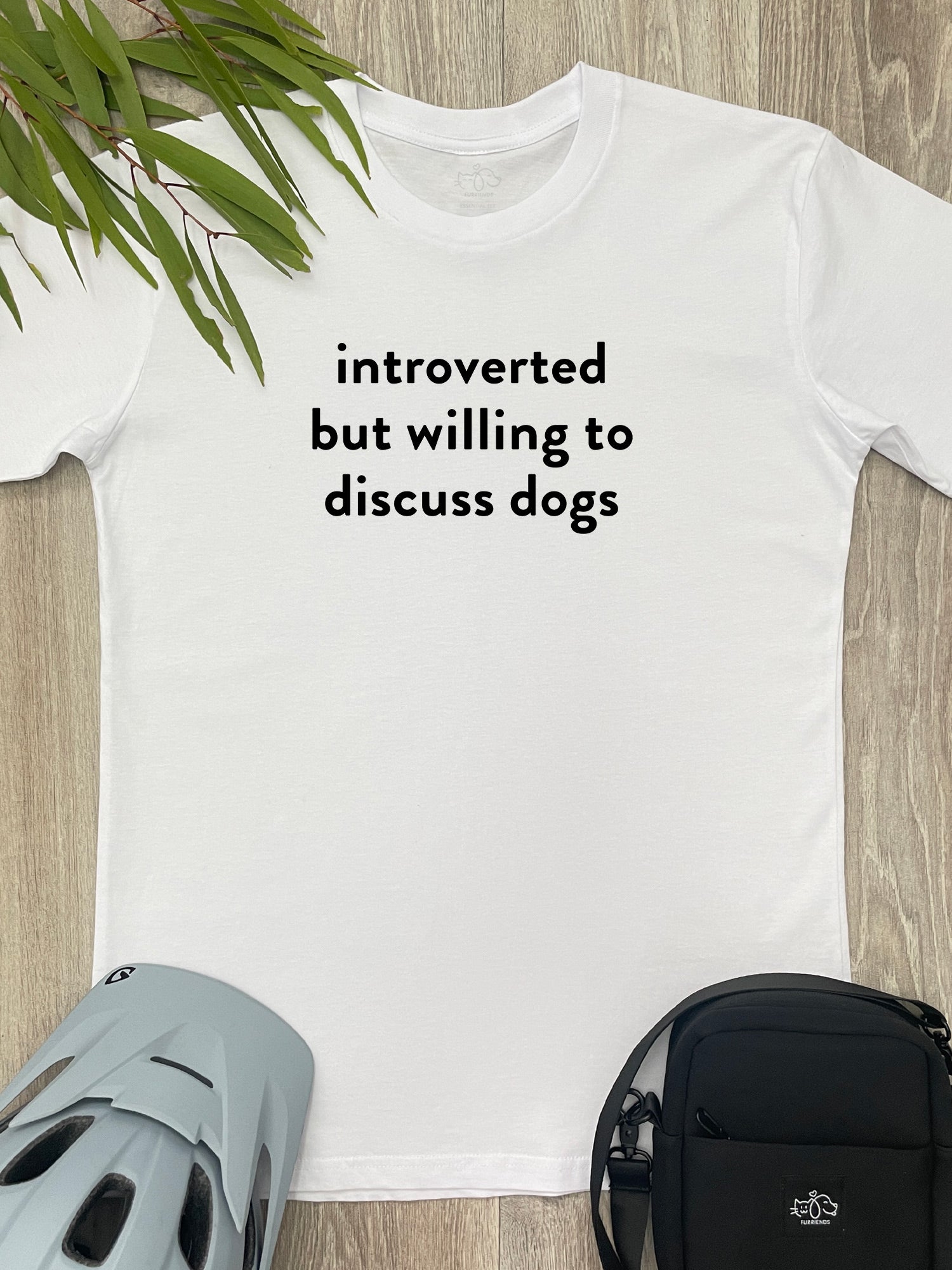 Introverted But Willing To Discuss Dogs Essential Unisex Tee