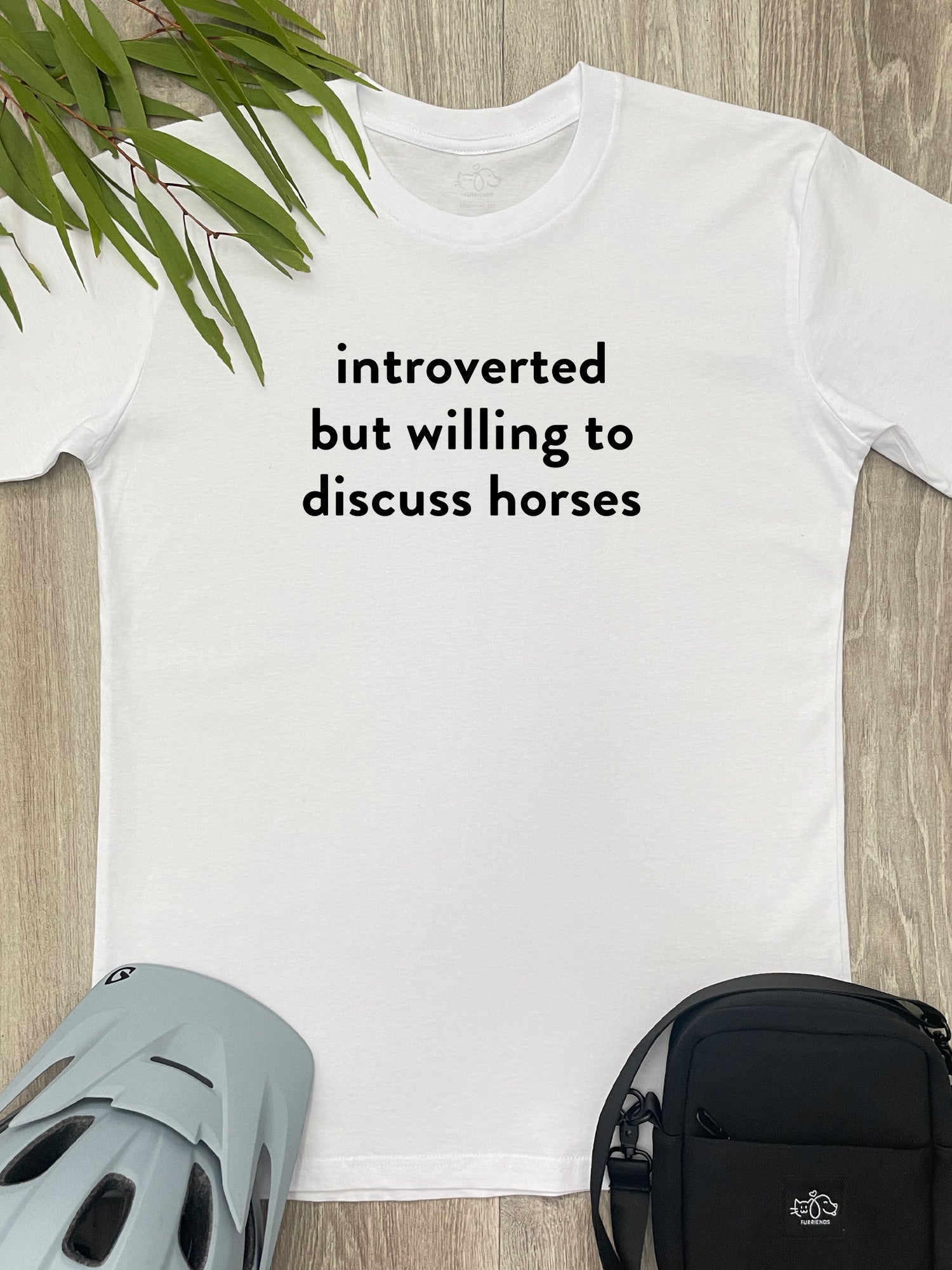 Introverted But Willing To Discuss Horses Essential Unisex Tee