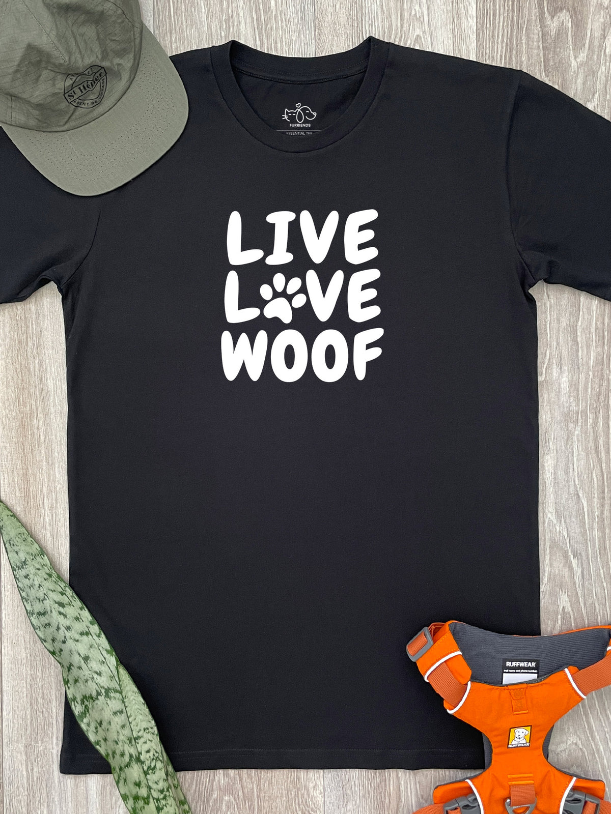 Live Love Woof Essential Unisex Tee