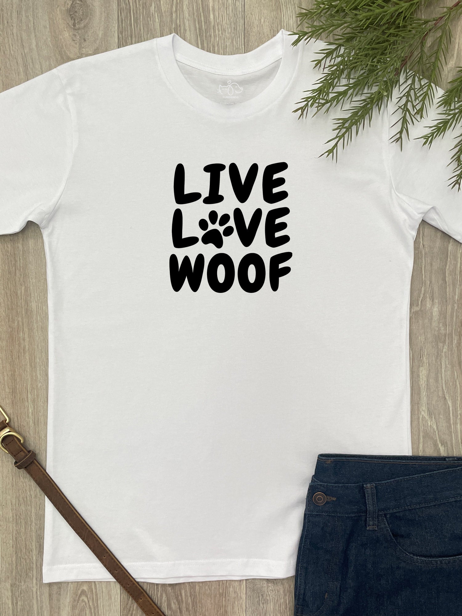 Live Love Woof Essential Unisex Tee