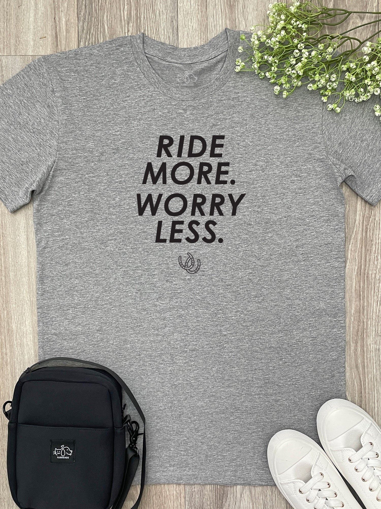 Ride More Worry Less Essential Unisex Tee