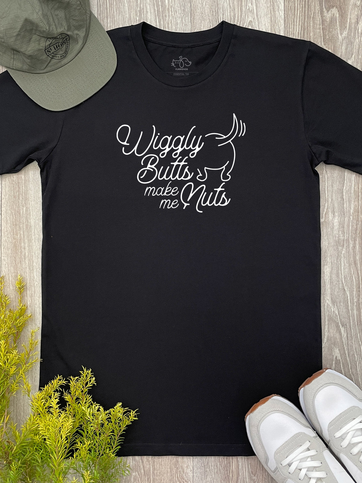 Wiggly Butts Make Me Nuts Essential Unisex Tee