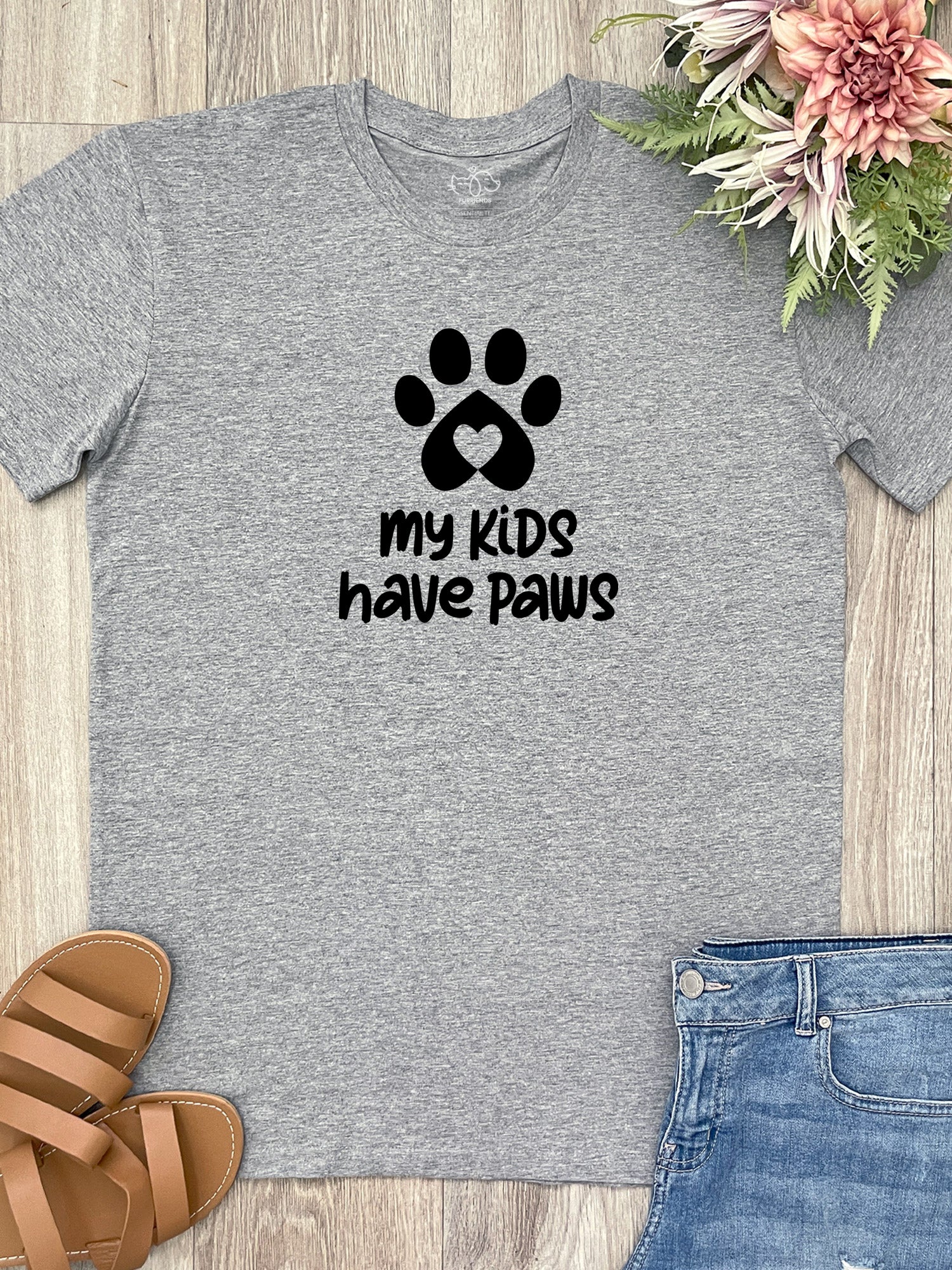 My Kids Have Paws Essential Unisex Tee