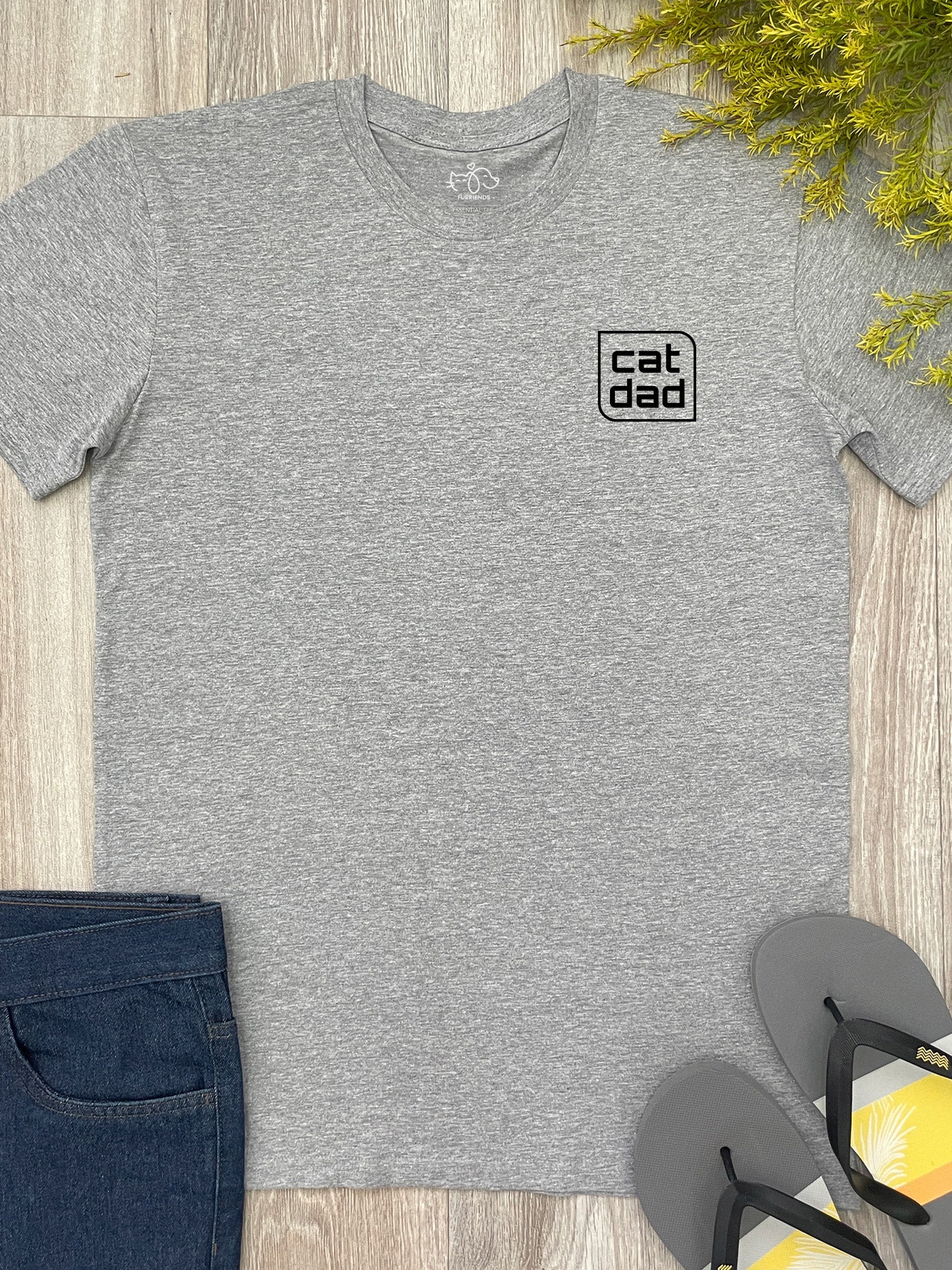 Cat Dad Essential Unisex Tee